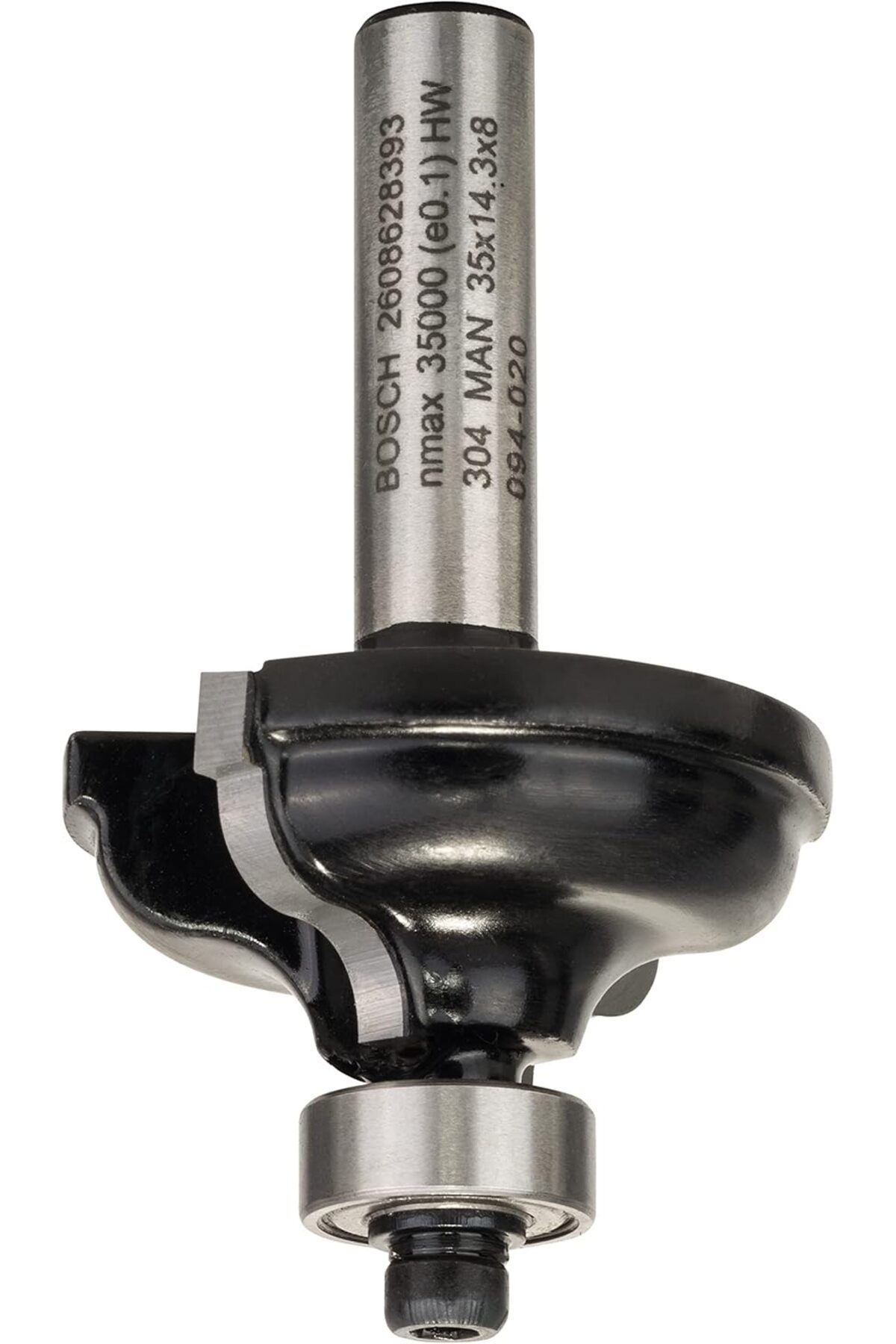 STOREMAX shopmst 2 608 aksesuarı 628 396 profil freze C 8 mm, R1 4,8 mm, G 9,5 mm, L 14,3 mm, G: 57 mm Life