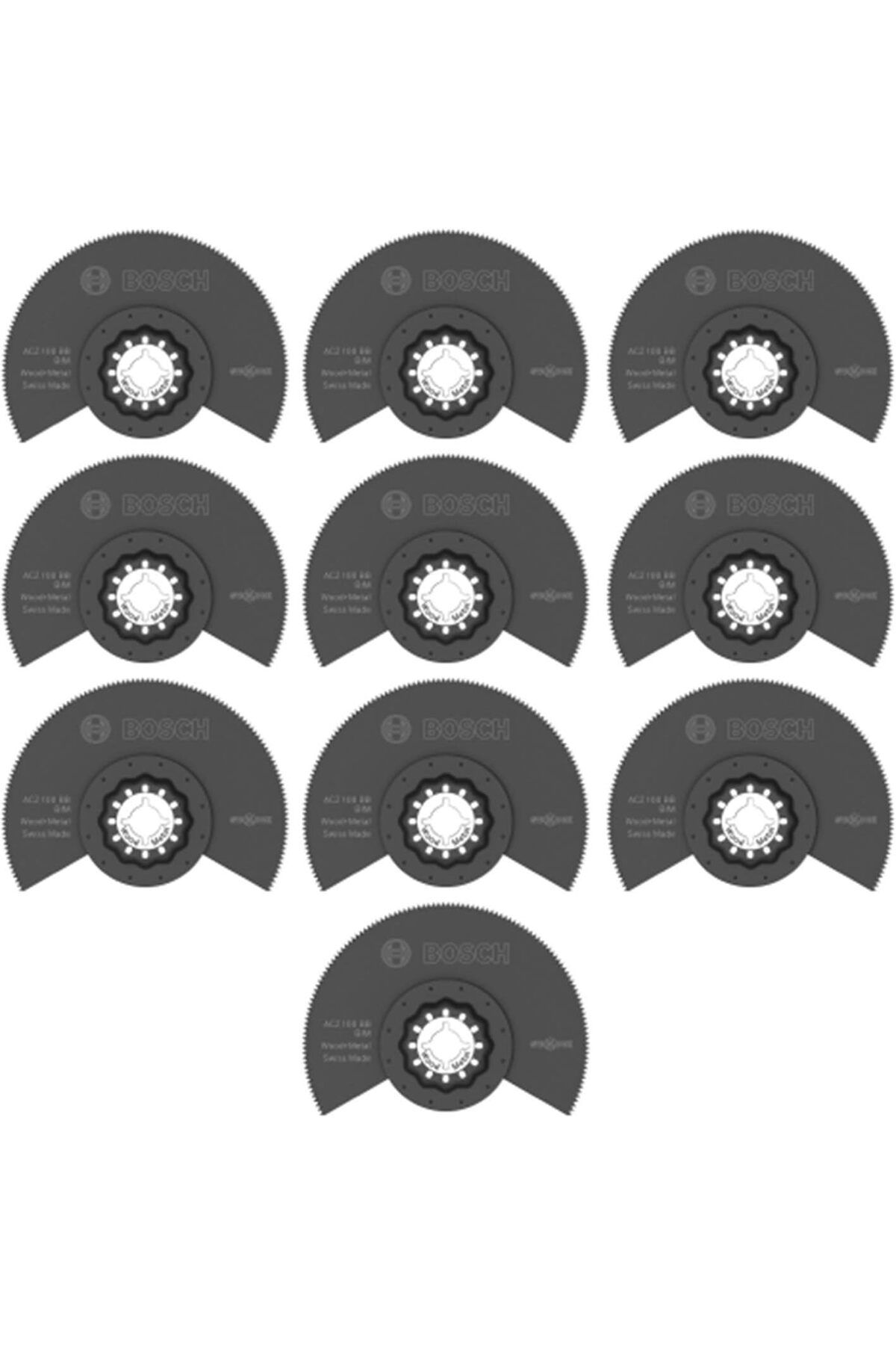 STOREMAX daliashops Professional 10 x segman testere bıçağı ACZ 100 BB (ahşap ve metal için, 100 mm, ak