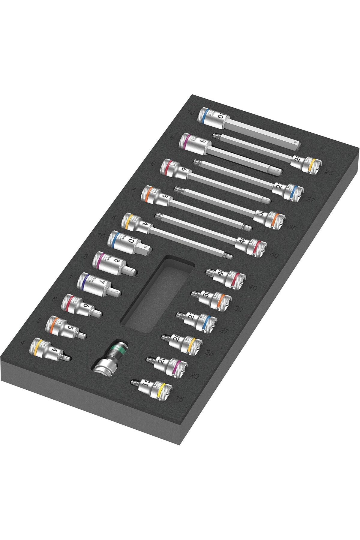 STOREMAX srh 05150113001 9723 Sünger Pedli, Zyklop B 3/8 inç Uç Seti 1, 22 Parça trendy 266450