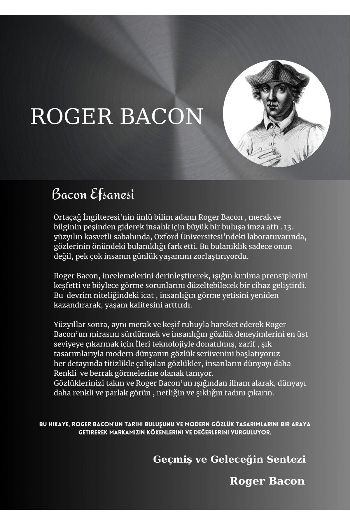 Roger Bacon-نظارات شمسية رجالية باللون الأزرق غير اللامع من الزجاج المستقطب 6