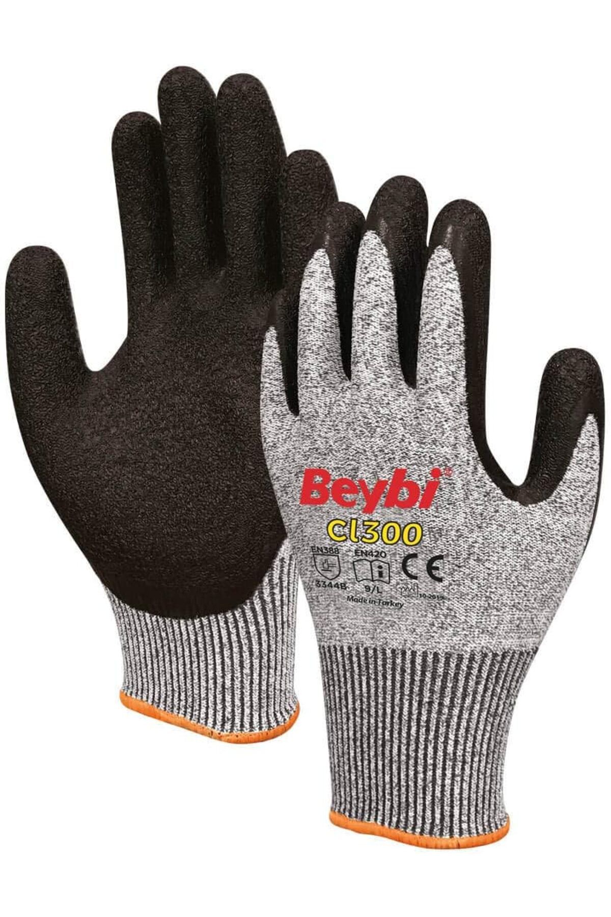 STOREMAX mrttnca GKMPWXYZ_3d58a3 CL300 Lateks Kaplı Kesilmeye Dirençli Eldiven Çift NO 9 trndymrt 1087243