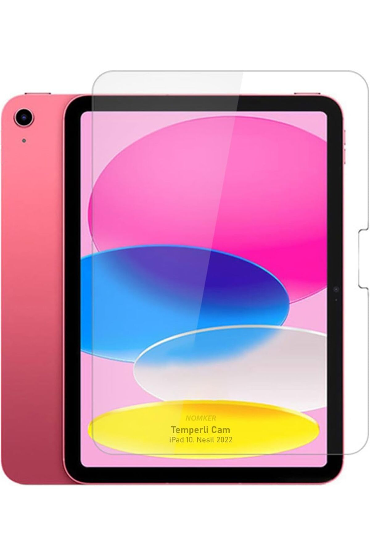 STOREMAX nffashopm iPad 10. Nesil 10.9 inç 2022 uyumlu Temperli Ekran Koruyucu Kırılmaz Cam storestarx 105