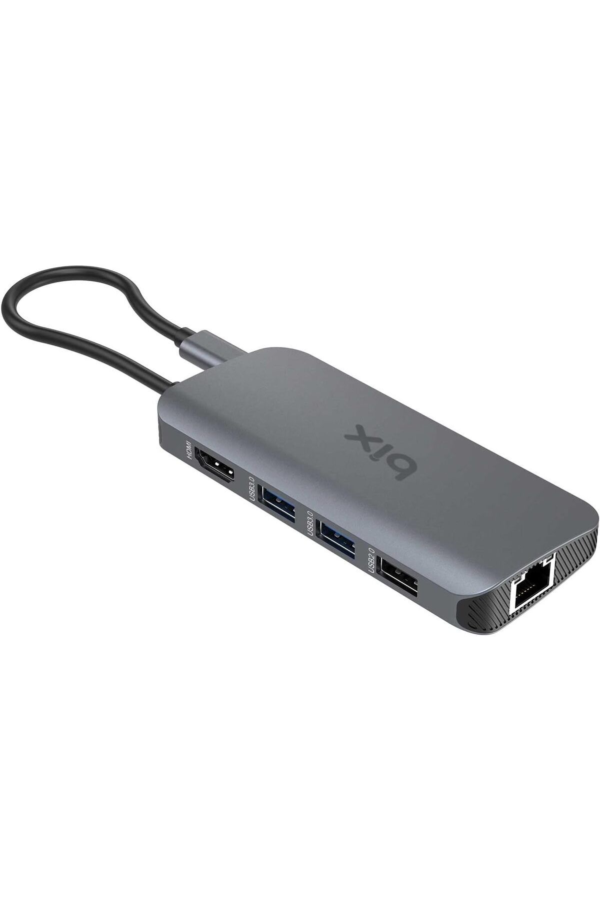 STOREMAX lbstorex BX10HB PRO 8in1 USB C Hub 4K@60Hz HDCP HDMI, 1Gbps RJ45, 3x USB 3.2, 100W PD Port Macbook U