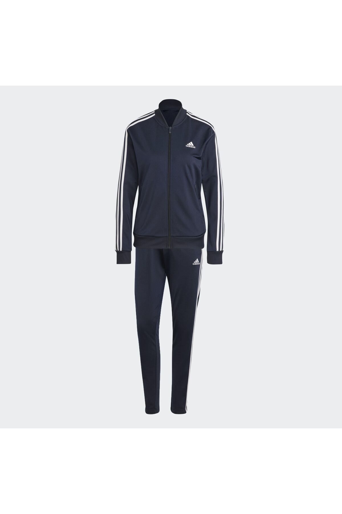 adidas-3-Striped Essentials Women's Tracksuit Set - IJ8782 8