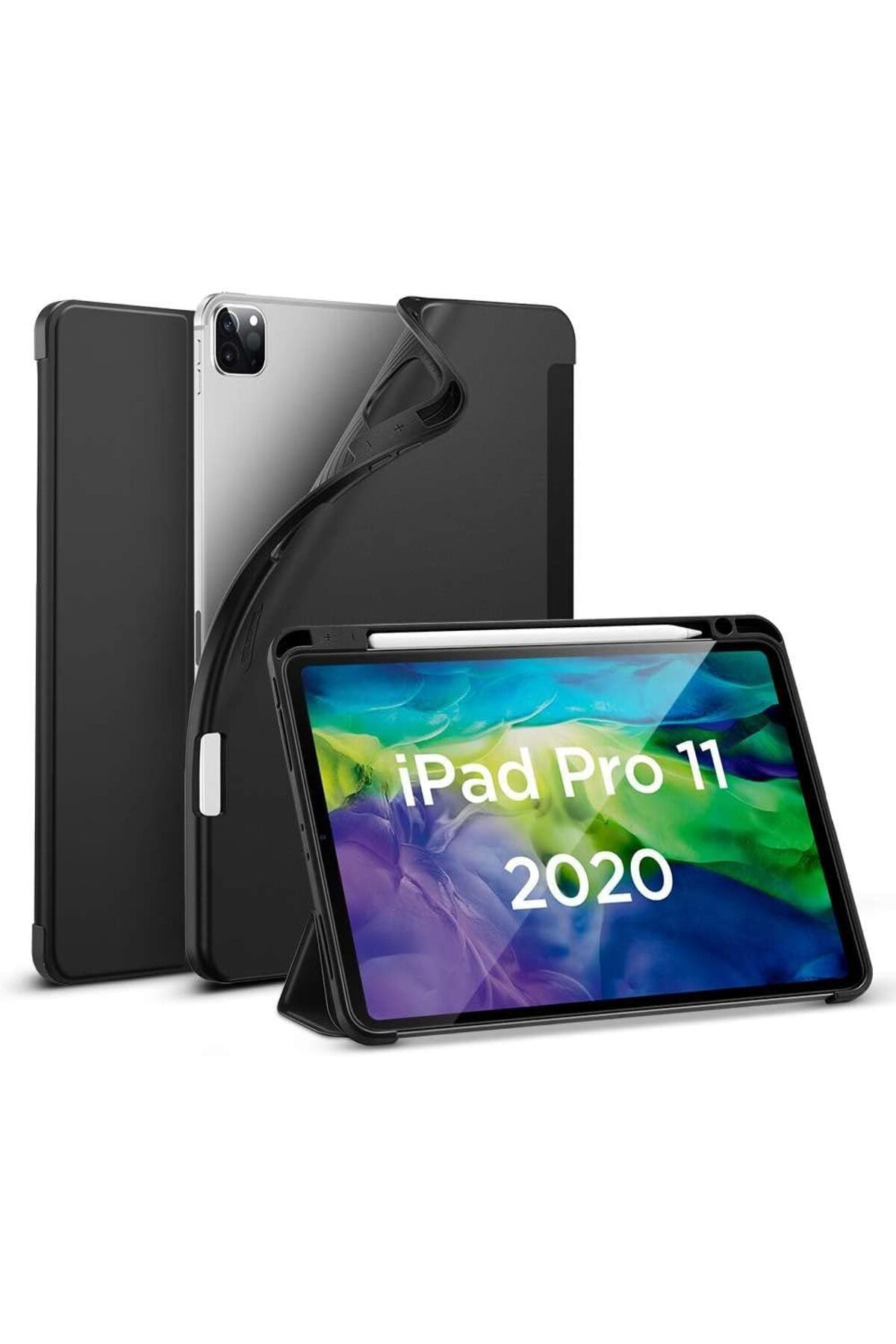 STOREMAX nffashopm iPad Pro 11 2020 Kılıf-Rebound Pencil-Black storestarx 1051353