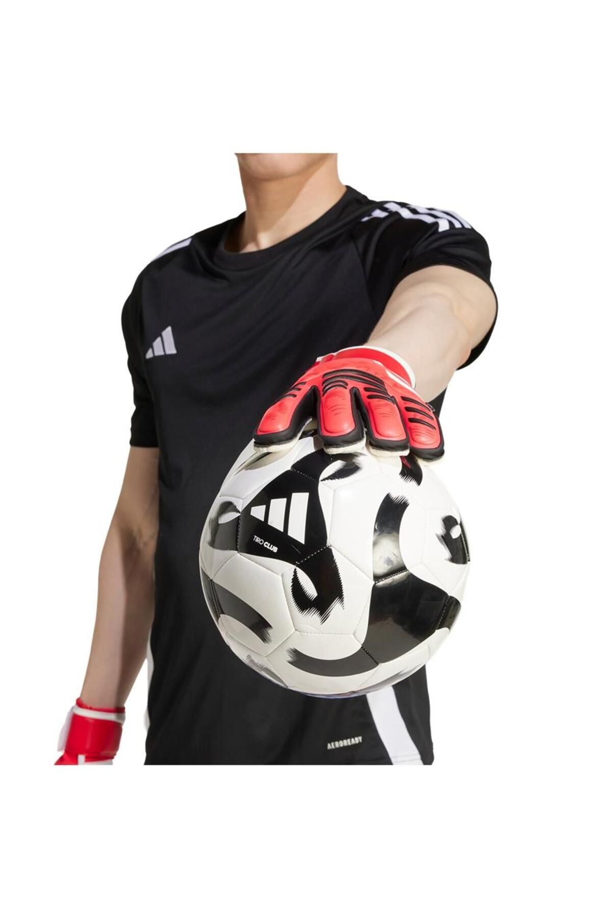 دستکش دروازه بان قرمز مردانه و زنانه JH3802 U PREDAS PRED GL MTC FS اورجینال adidas