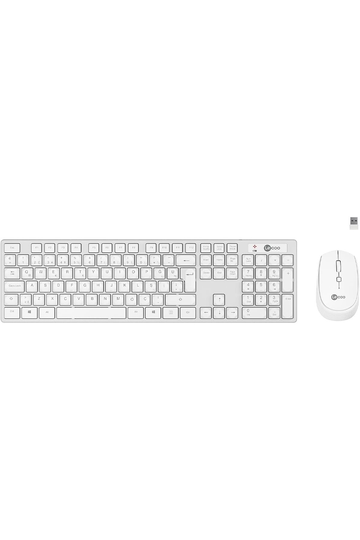 STOREMAX jvnnastore KM2001 Kablosuz Türkçe Q Klavye & Mouse Set - QWERTY Türkçe Dizilim Klavye, 1200DPI O