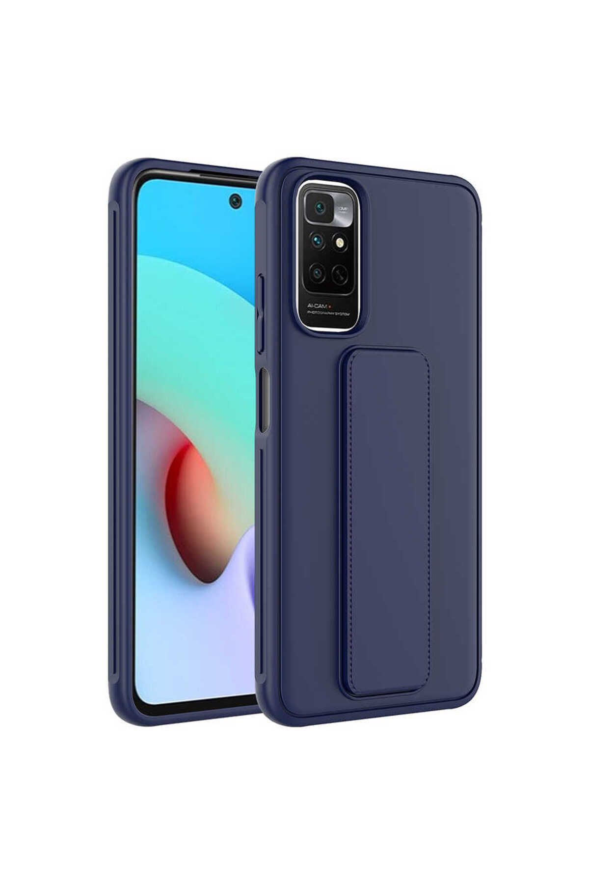 gaappy Pstand Serisi Xiaomi Redmi Note 11S Global Lacivert Kapak