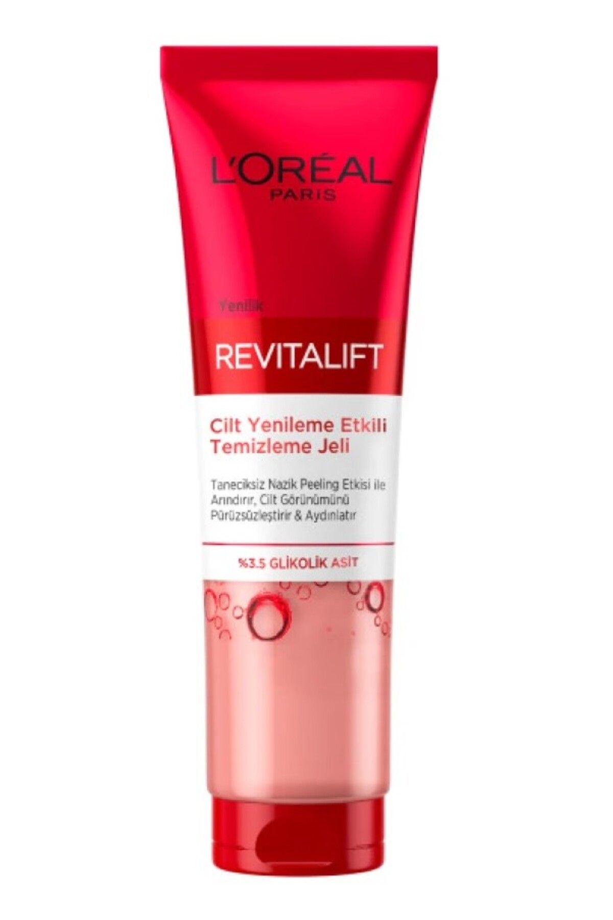 L'Oreal Paris revitalift cilt yenileme etkili temizleme jeli