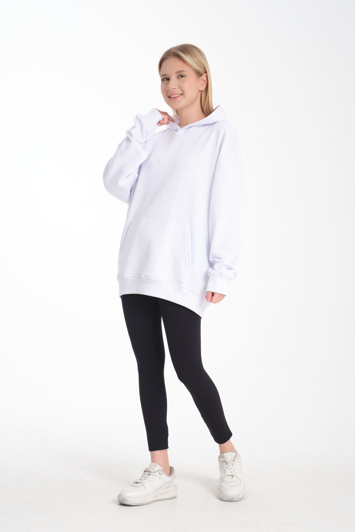 TAYFAKİDS kapüşonlu sweatshirt Oversize