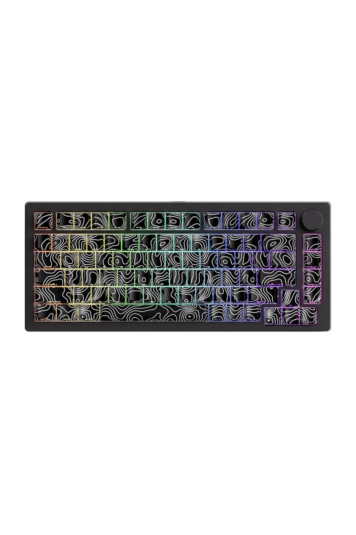 AKKO MONSGEEK M1 V5 Contour Lines Black RGB Kablosuz Hotswap Mekanik Gaming Klavye