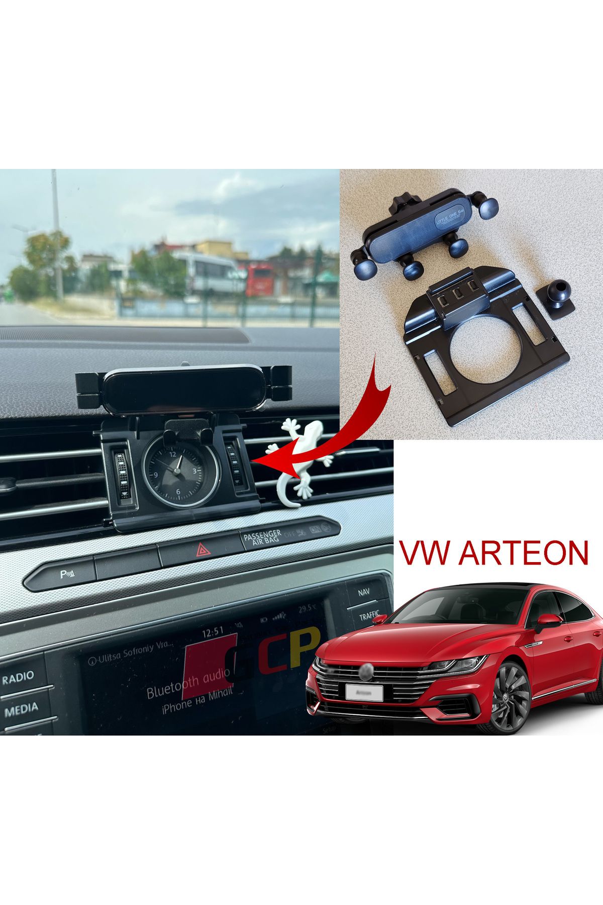 GCP German Car Parts ARTEON Telefon Tutucu - ARTEON Araç içi telefon tutucu