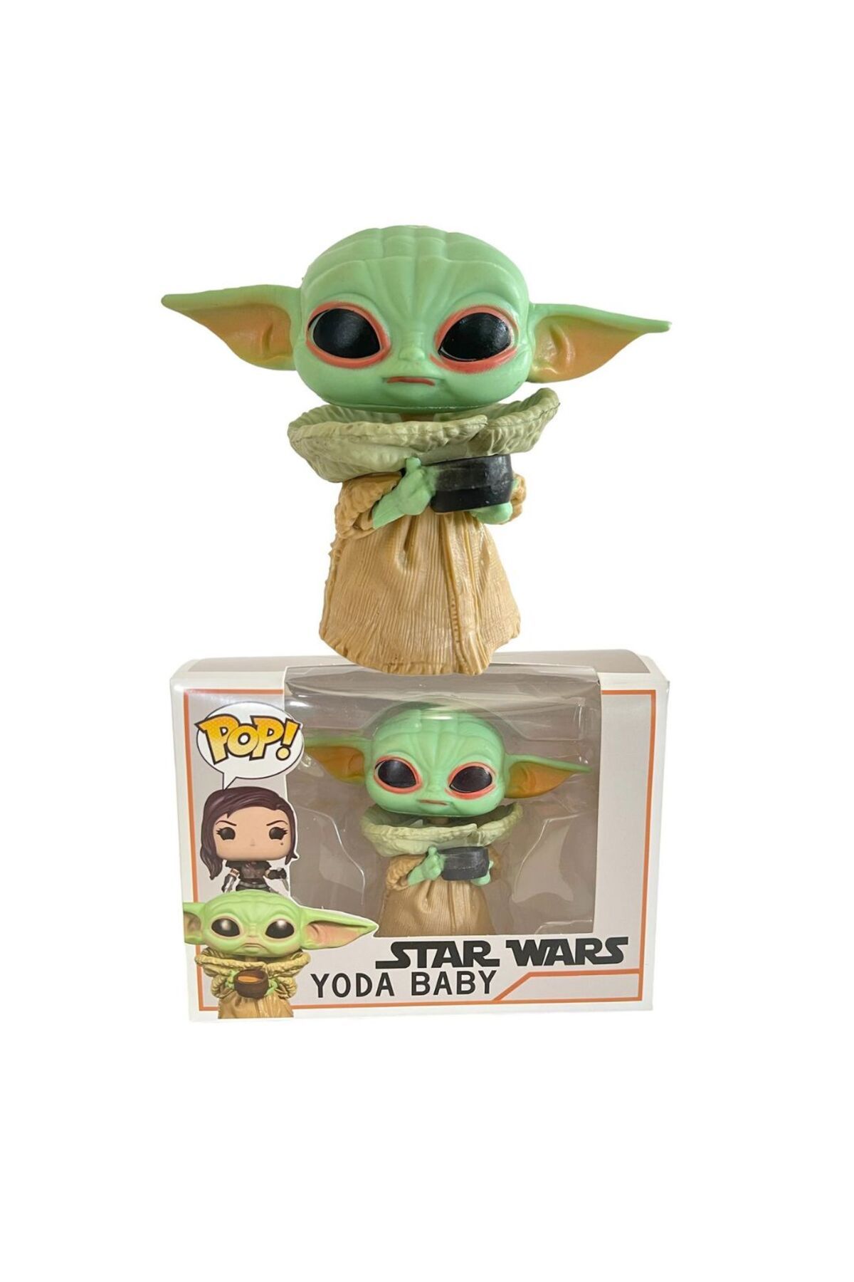 Çılgıntrend Star Wars The Mandalorian Grogu Baby Yoda Pop Stil 3 Boyutlu Figür