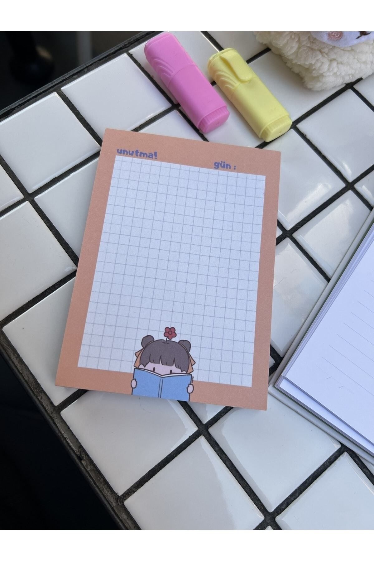 Sumicorn Design-Cute Kawaii Memo Pad, Notepad, To Do List, Memopad, Planner, A6 (10,5X14,8 CM), 100 Pieces 7