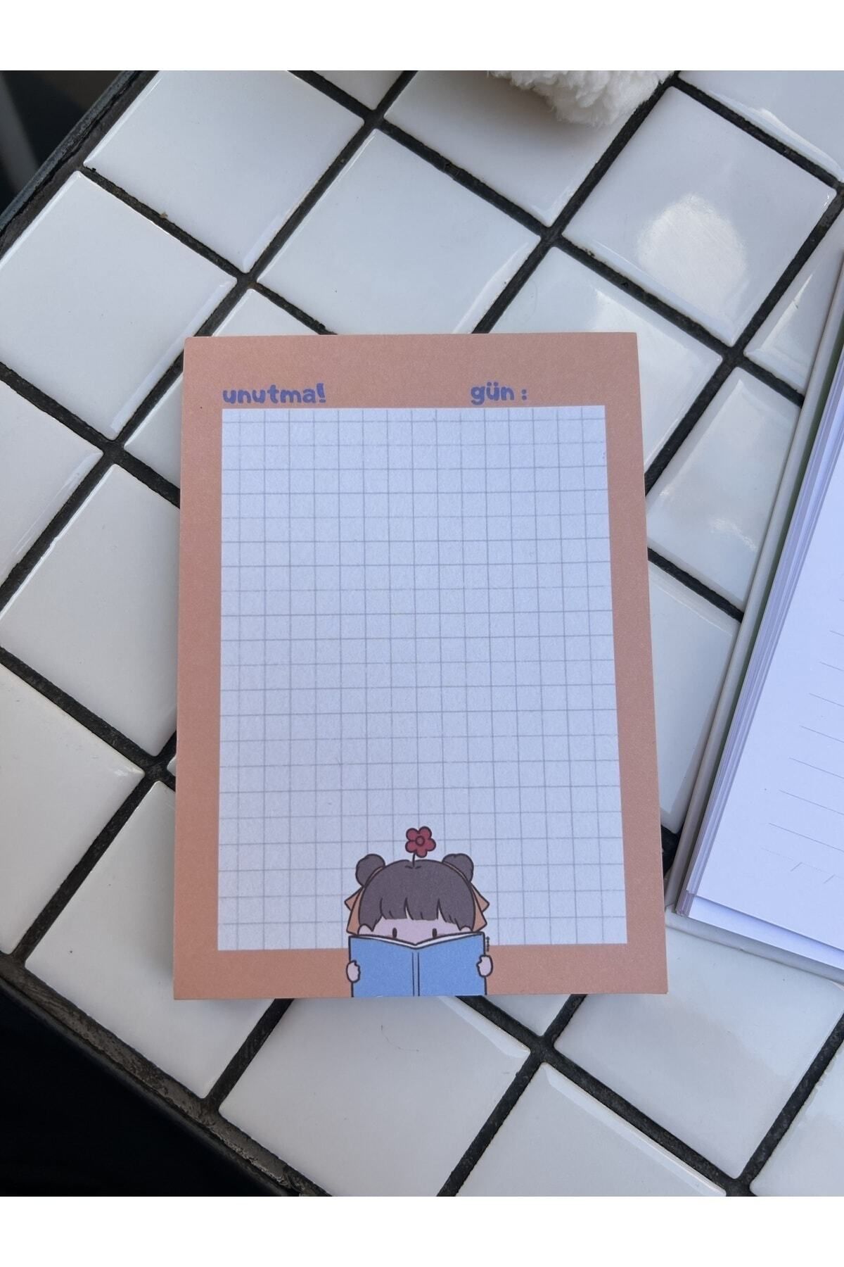 Sumicorn Design-Cute Kawaii Memo Pad, Notepad, To Do List, Memopad, Planner, A6 (10,5X14,8 CM), 100 Pieces 3