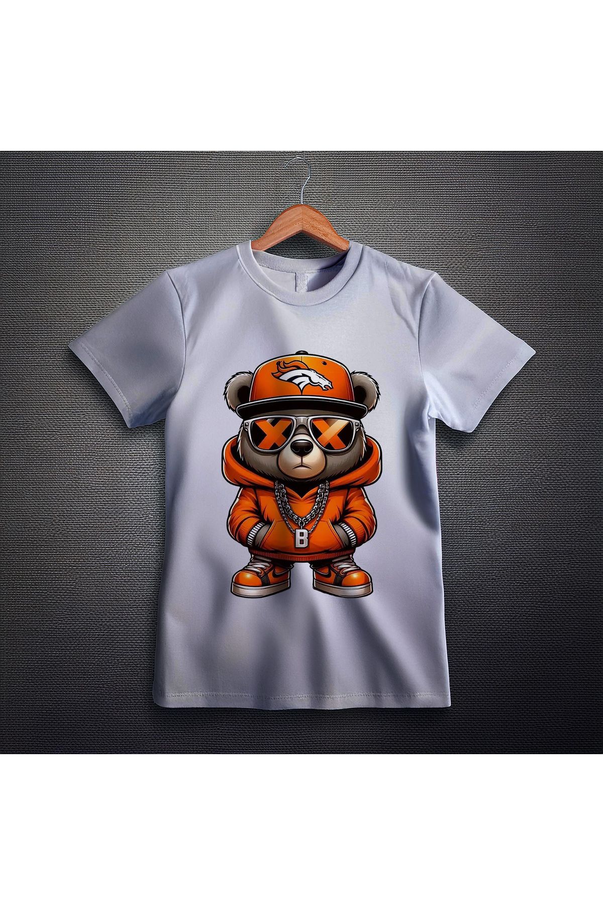 Ozzy Unisex Teddy Bear Desen 1 Dijital Baskılı Tshirt