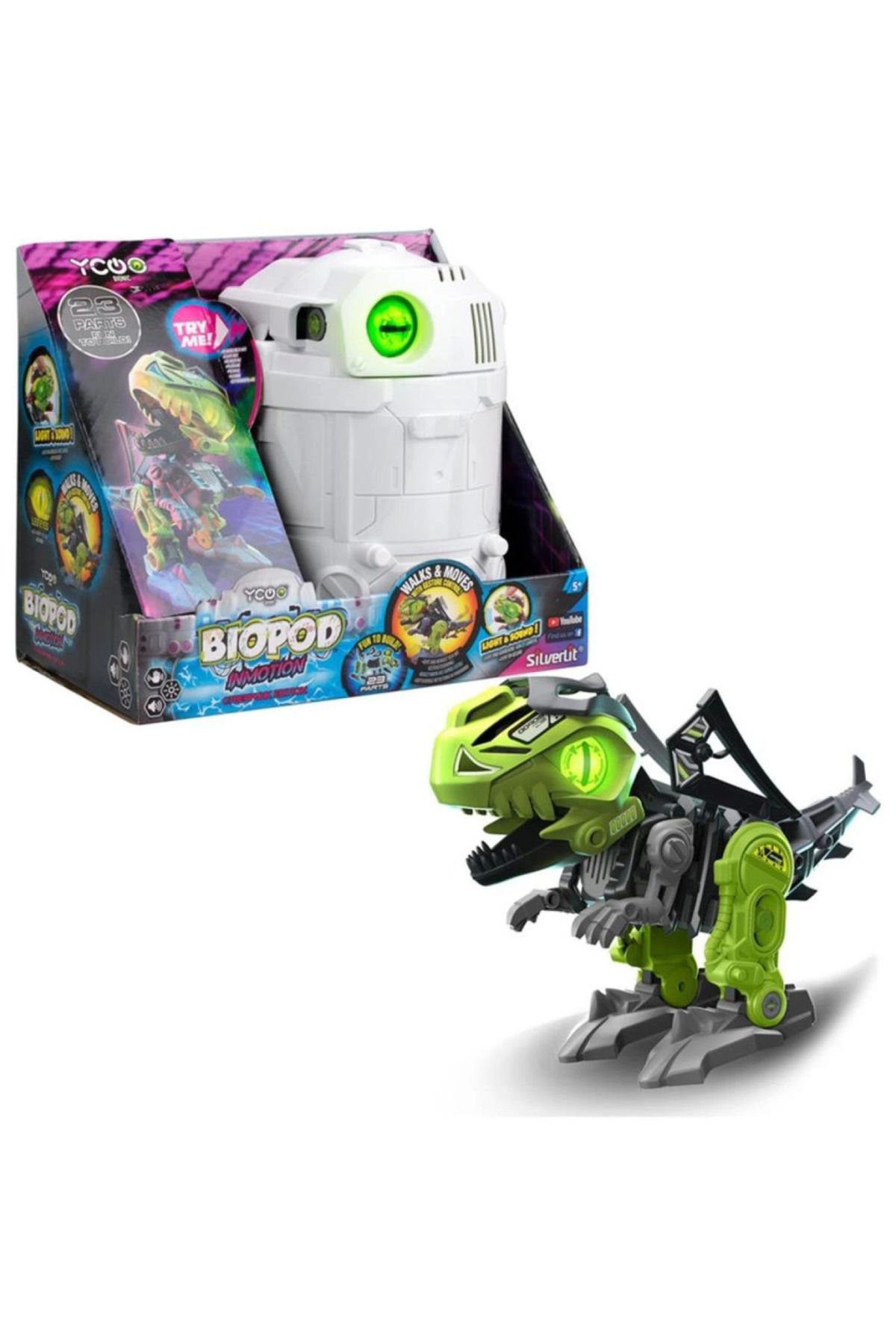 EGATOPTAN Silverlit Biopod Inmotion Cyberpunk Dinozor Robot