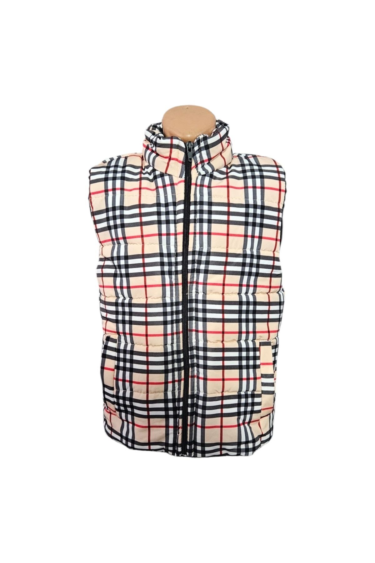 Mnk Baby&Kids Vestă Pufă Trend Pentru Băiat Fără Glugă Cu Buzunare Maro Unisex - 7–8 years