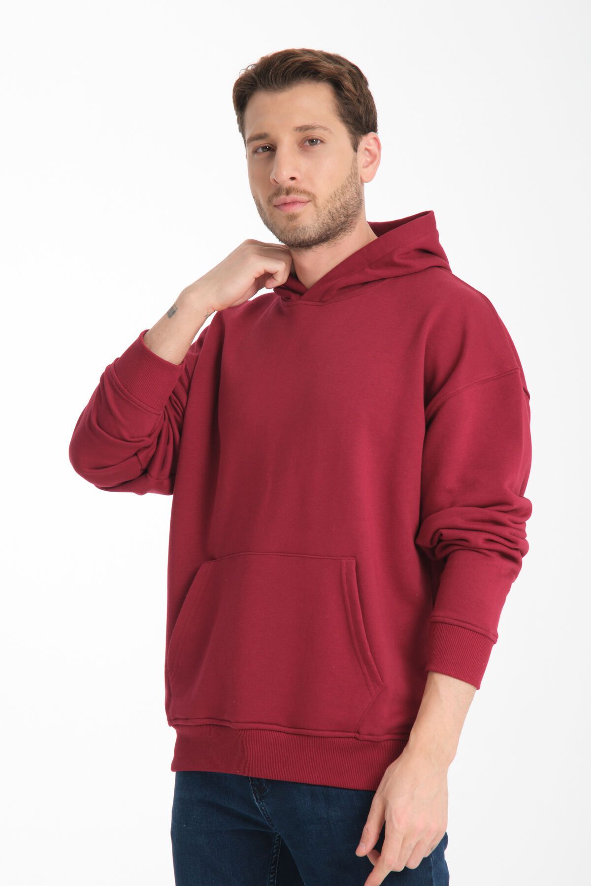 TAYFAKİDS Erkek Siyah Sweatshirt Oversize