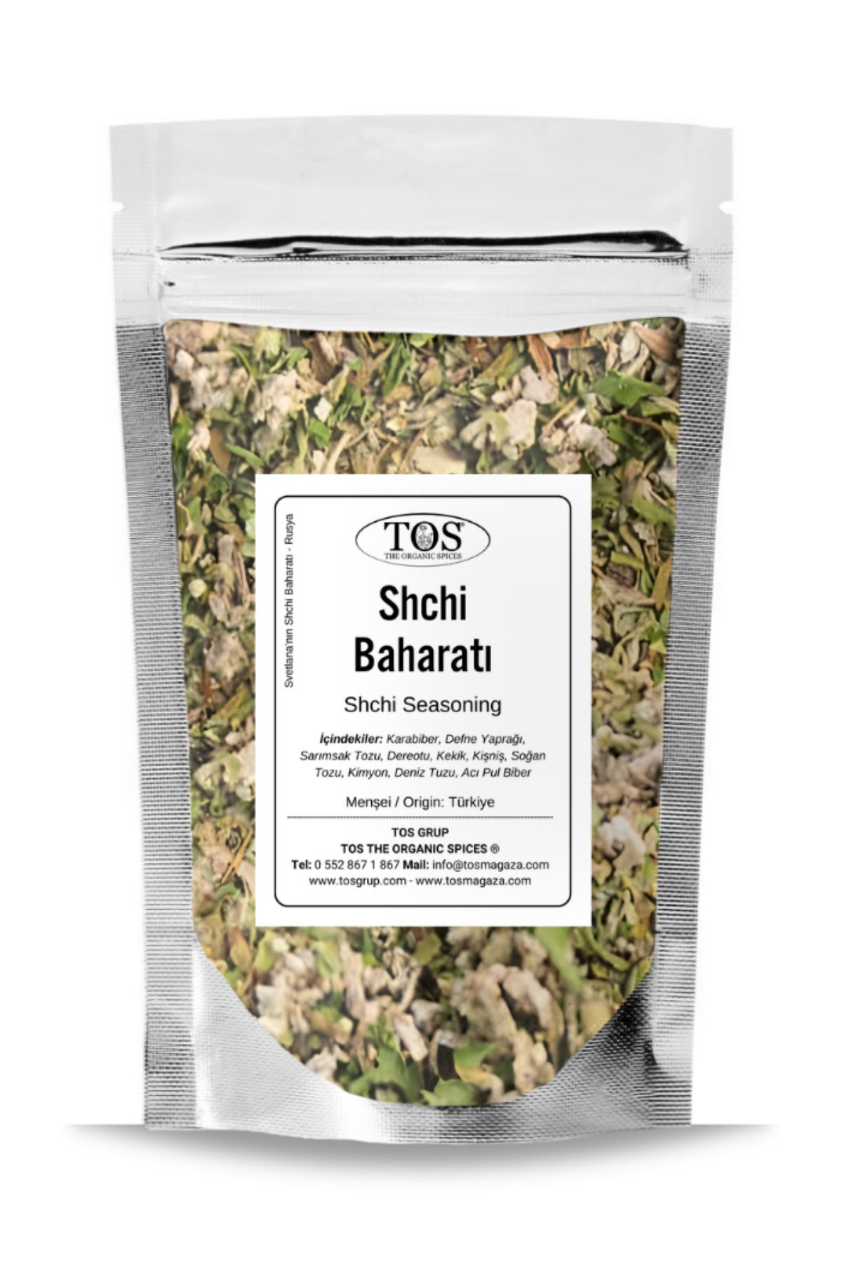 TOS The Organic Spices Svetlana'nın Shchi Baharatı 100 gr Svetlana's Shchi Seasoning