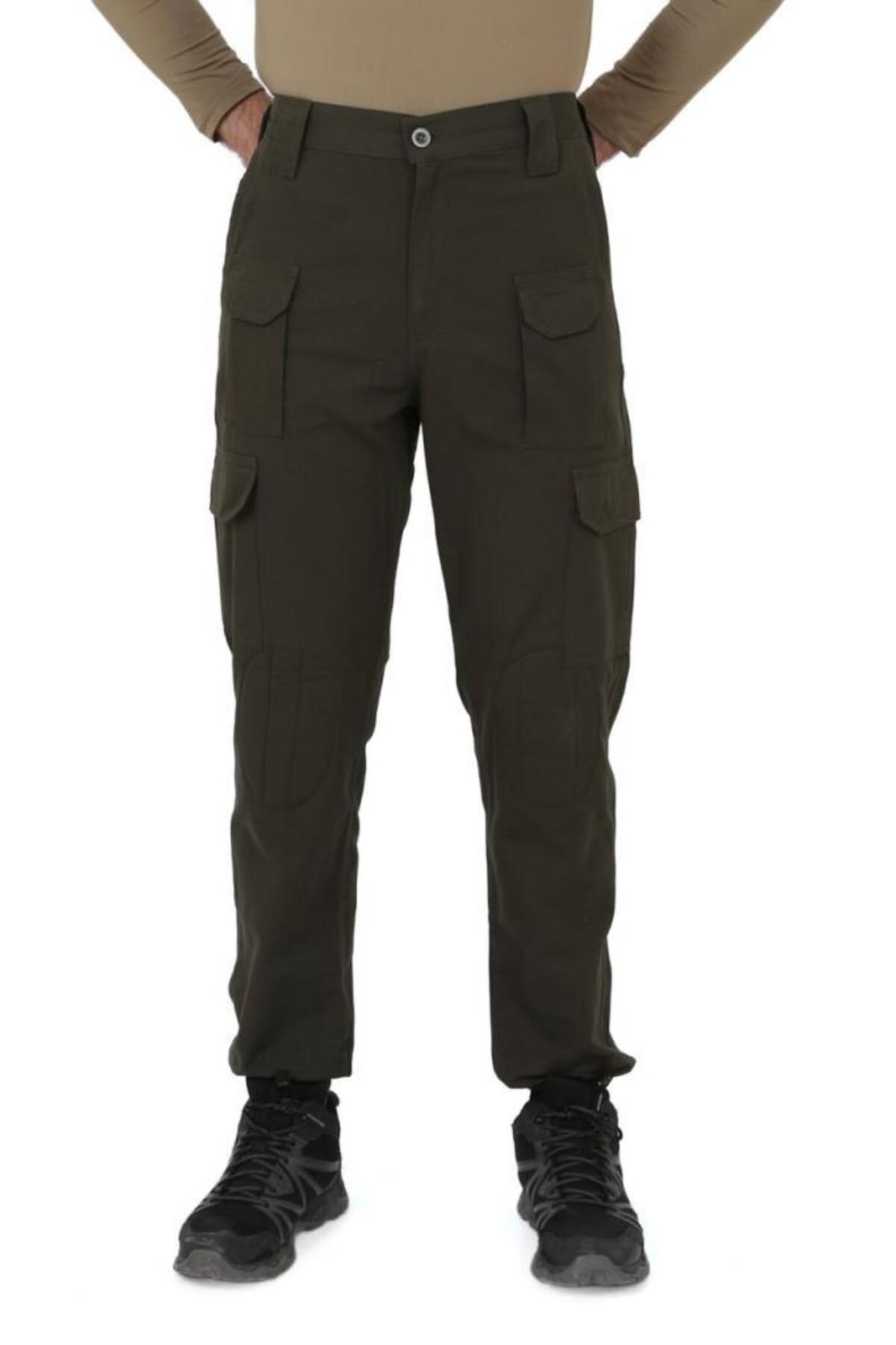 Outdoor Taktikal Dizlikli Erkek&kadın Kargo Pantolon Haki