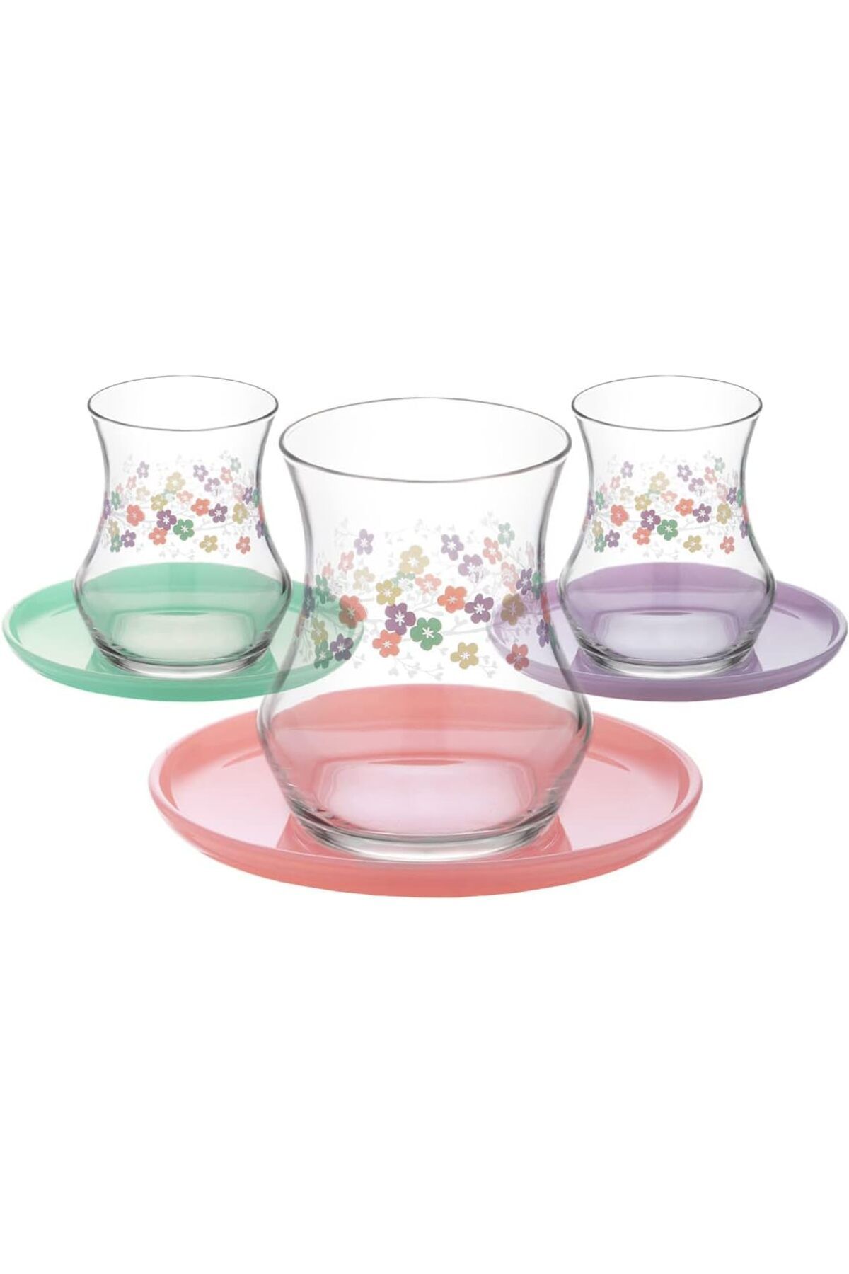 STOREMAX lbstorex Bahar Pastel 12'li Çay Seti Newdsng 1116818