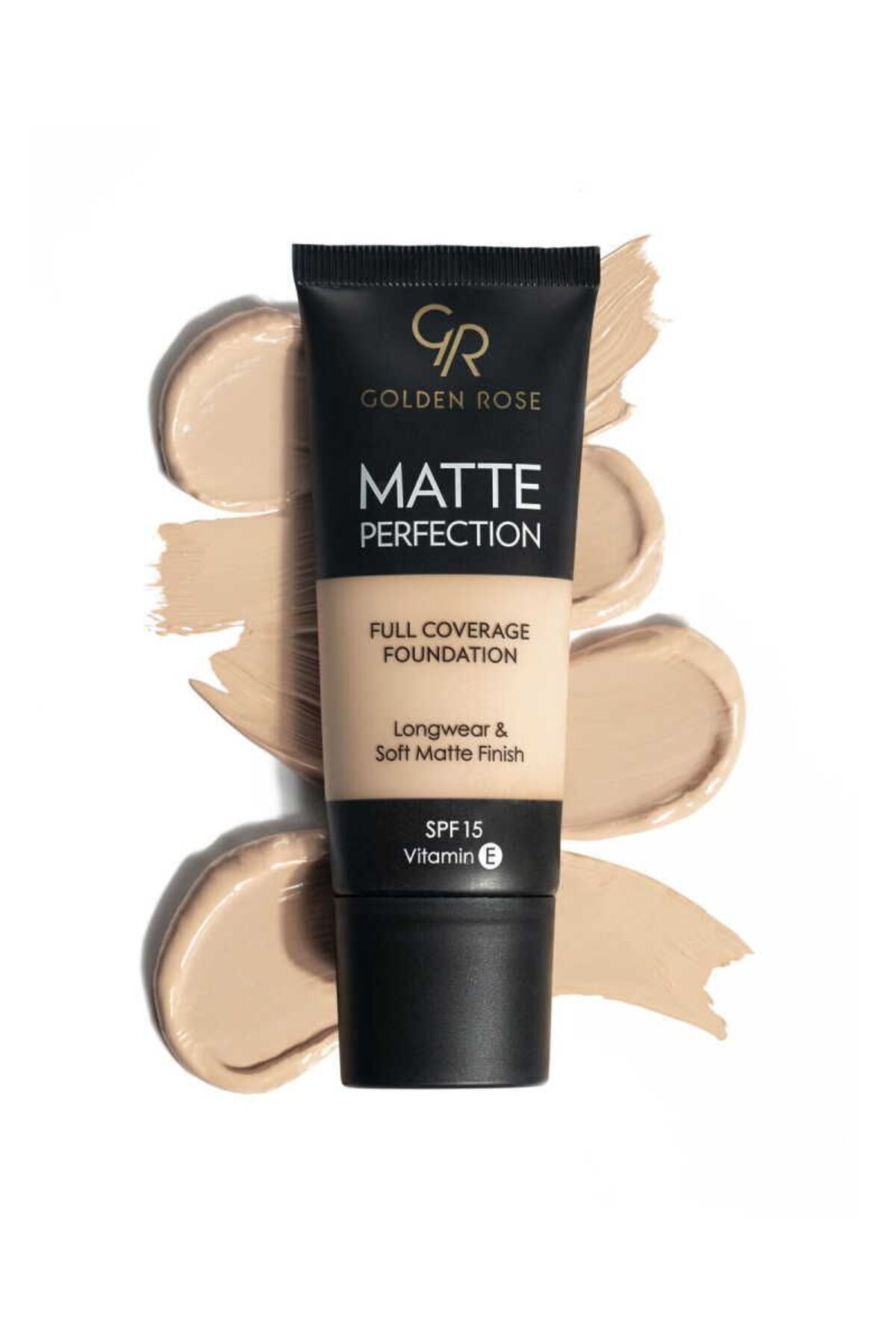 Golden Rose-Matte Perfection Full Coverage Foundation No: Warm 02 - Mat Fondöten 5