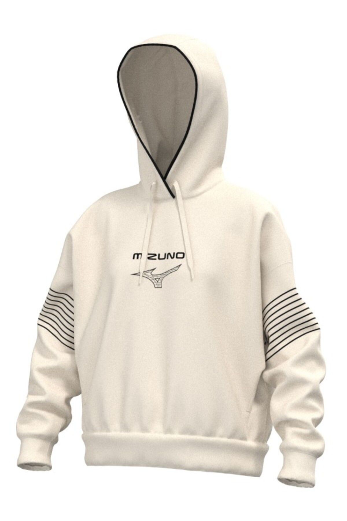 MIZUNO Athletics Hoody Kadın Sweatshirt Beyaz