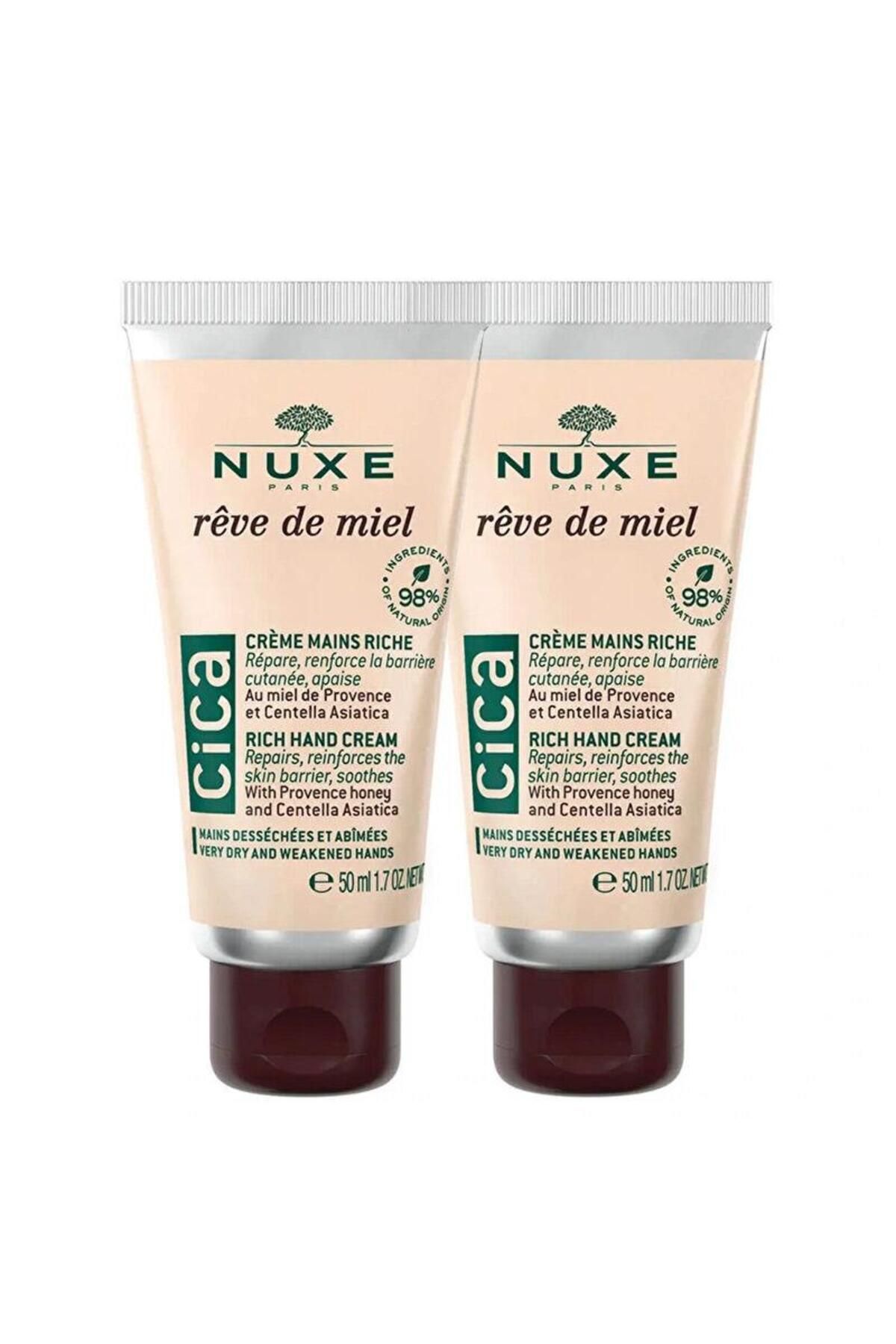 Nuxe Reve De Miel Cica Rich Hand Cream 2x50 ml