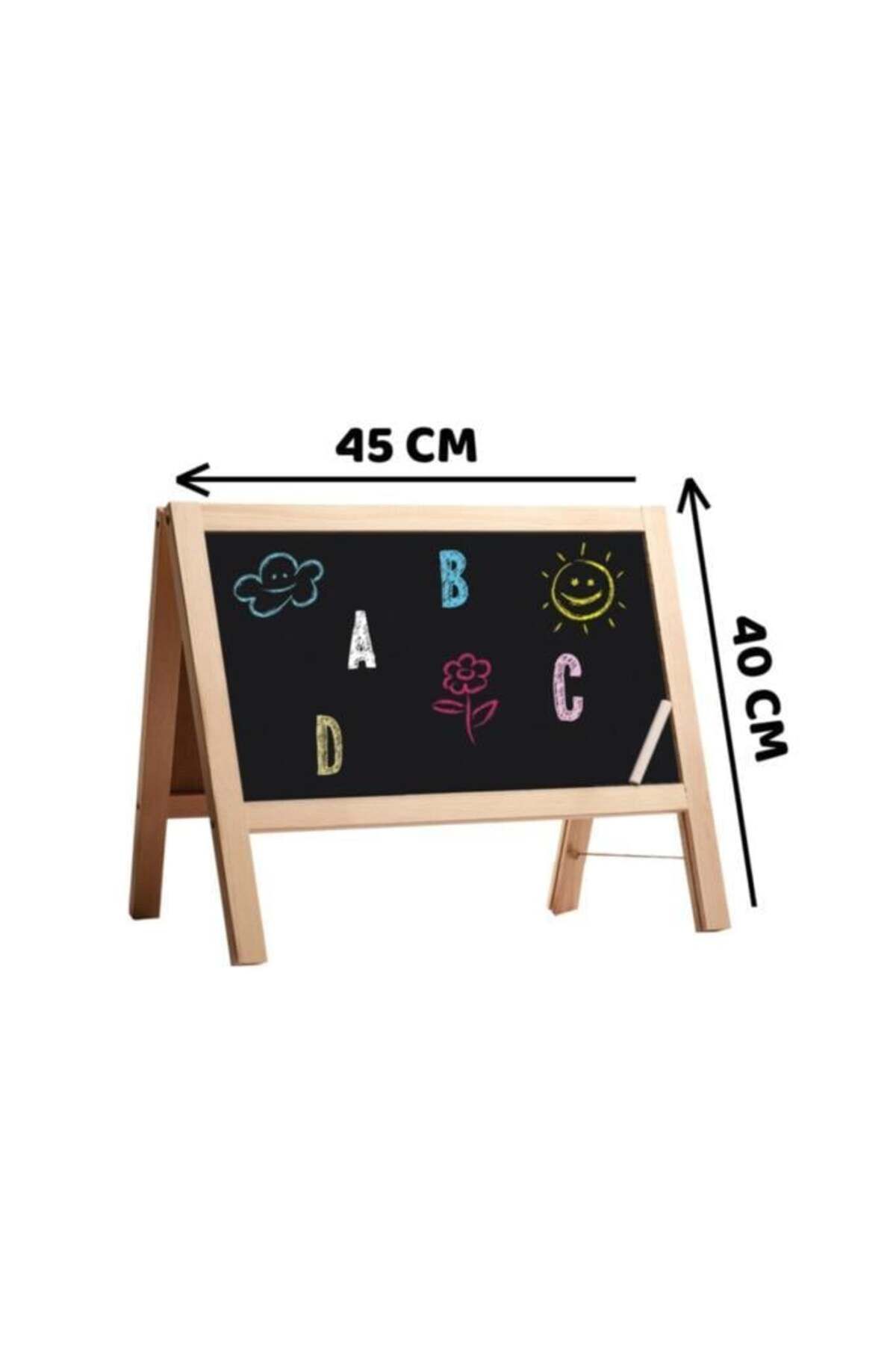 Diytoy-Table Top Magnetic Double Sided Wooden Children's Writing Board 3