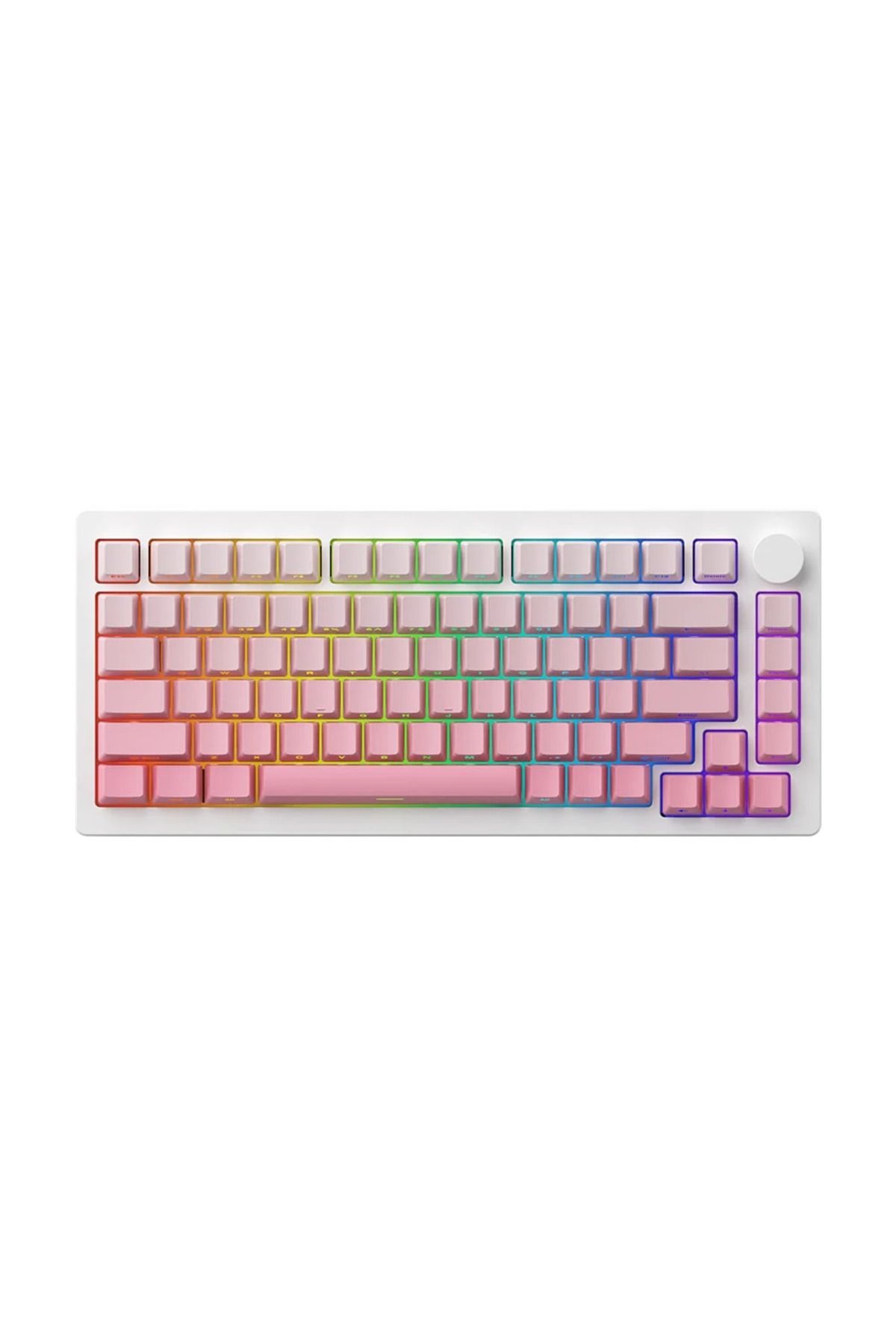 AKKO MONSGEEK M1W V3 HE-SP Silver Gradiant HE Manyetik Switch RGB Kablosuz Mekanik Gaming Klavye