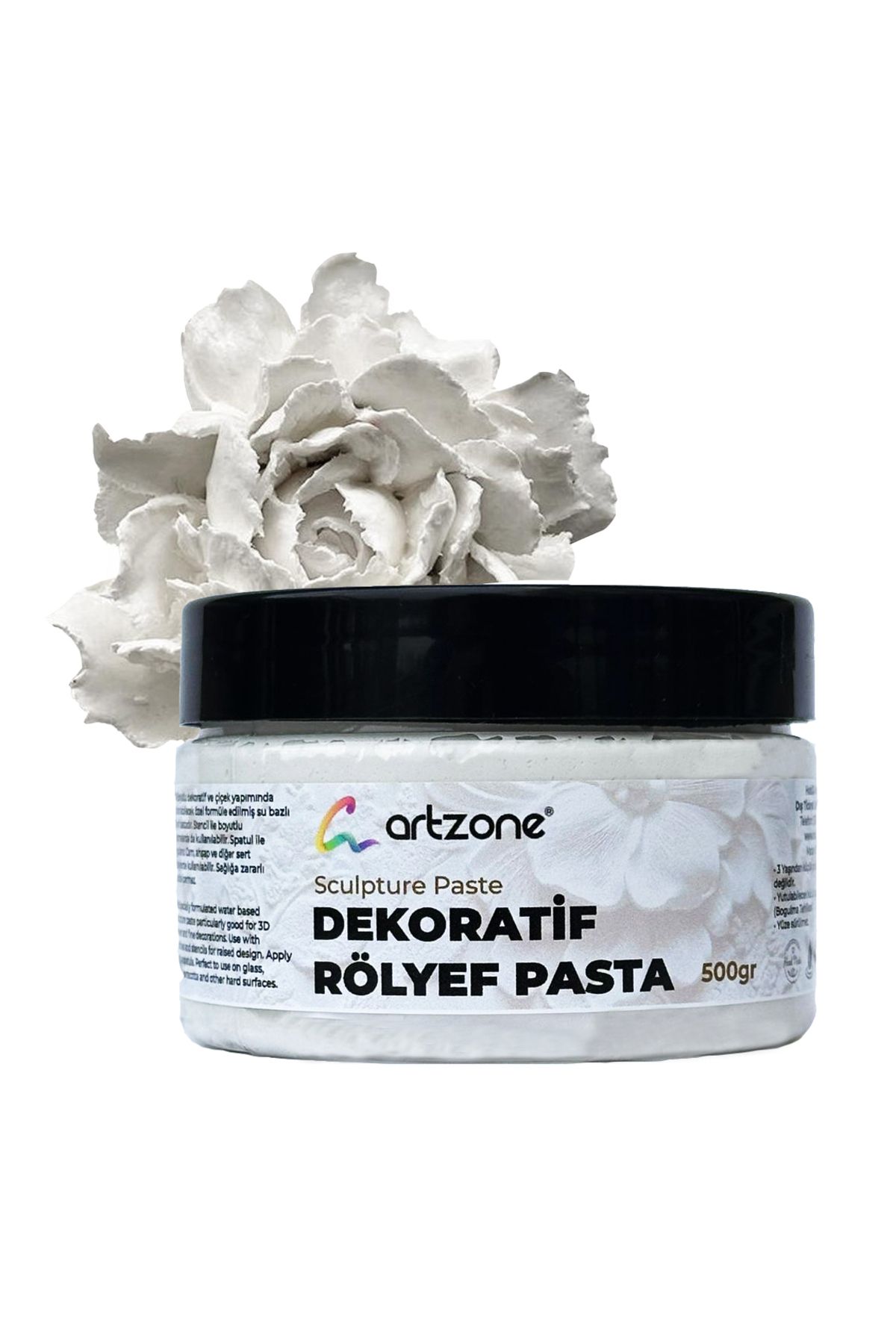 Artzone Sculpture Paste - Dekoratif Rölyef Pasta 500 Gram