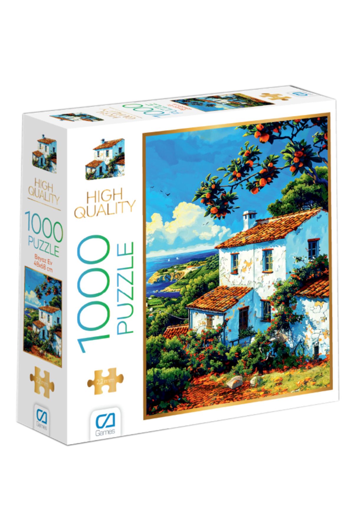 CA Games C&A Games Beyaz Ev 1000 Parça Puzzle