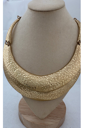gozdeasutayaccessory Gold geniş plaka kolye