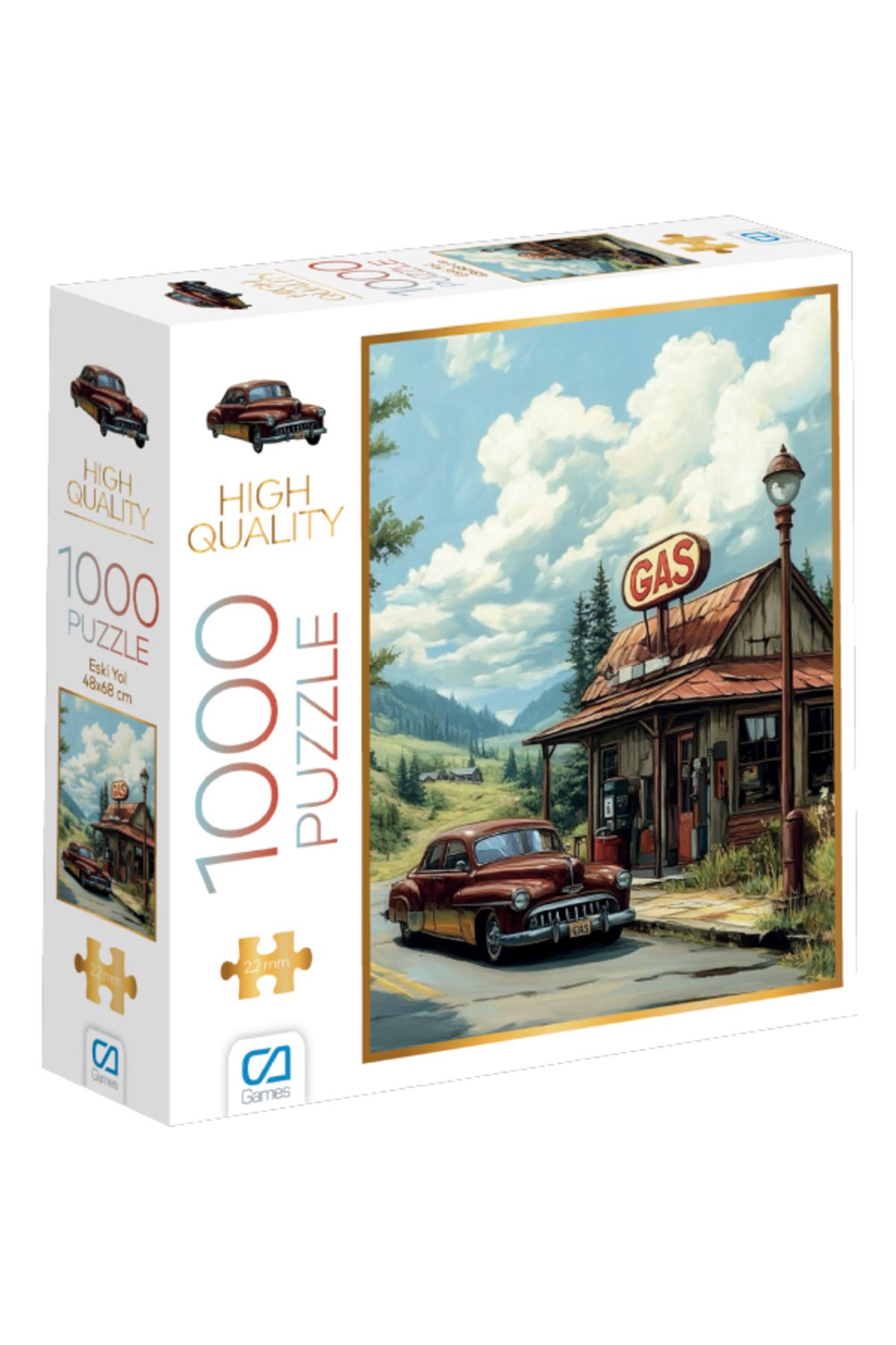 CA Games C&A Games Eski Yol 1000 Parça Puzzle