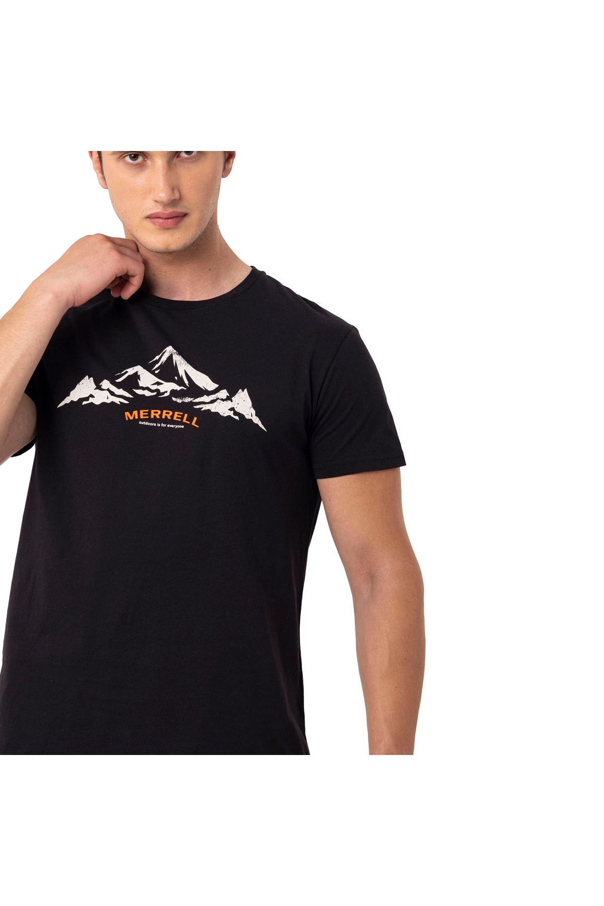 Merrell-Ανδρικό μαύρο μπλουζάκι Taurus 5