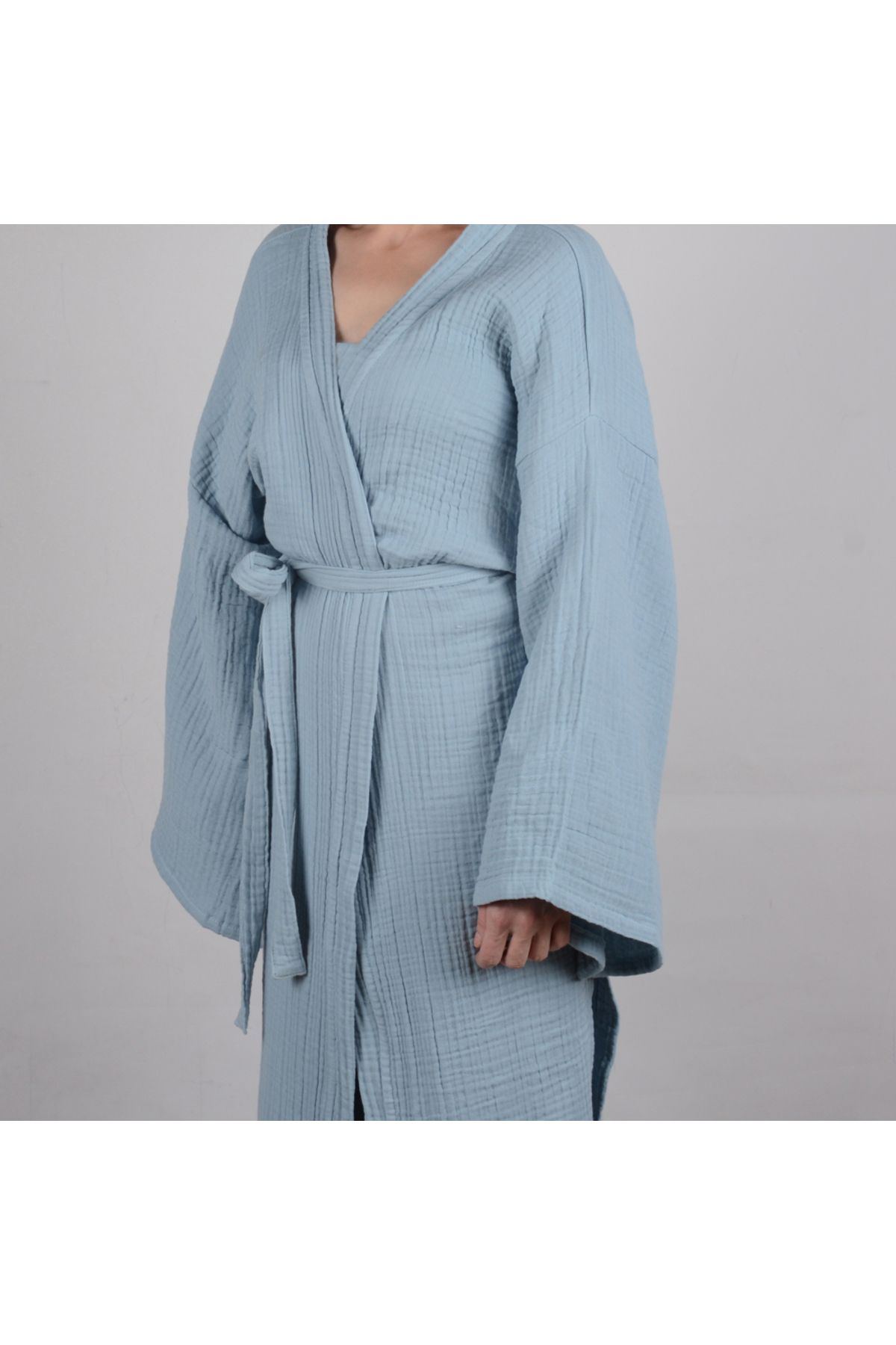 Home Harmony Kimono 4 Kat Müslin Bornoz