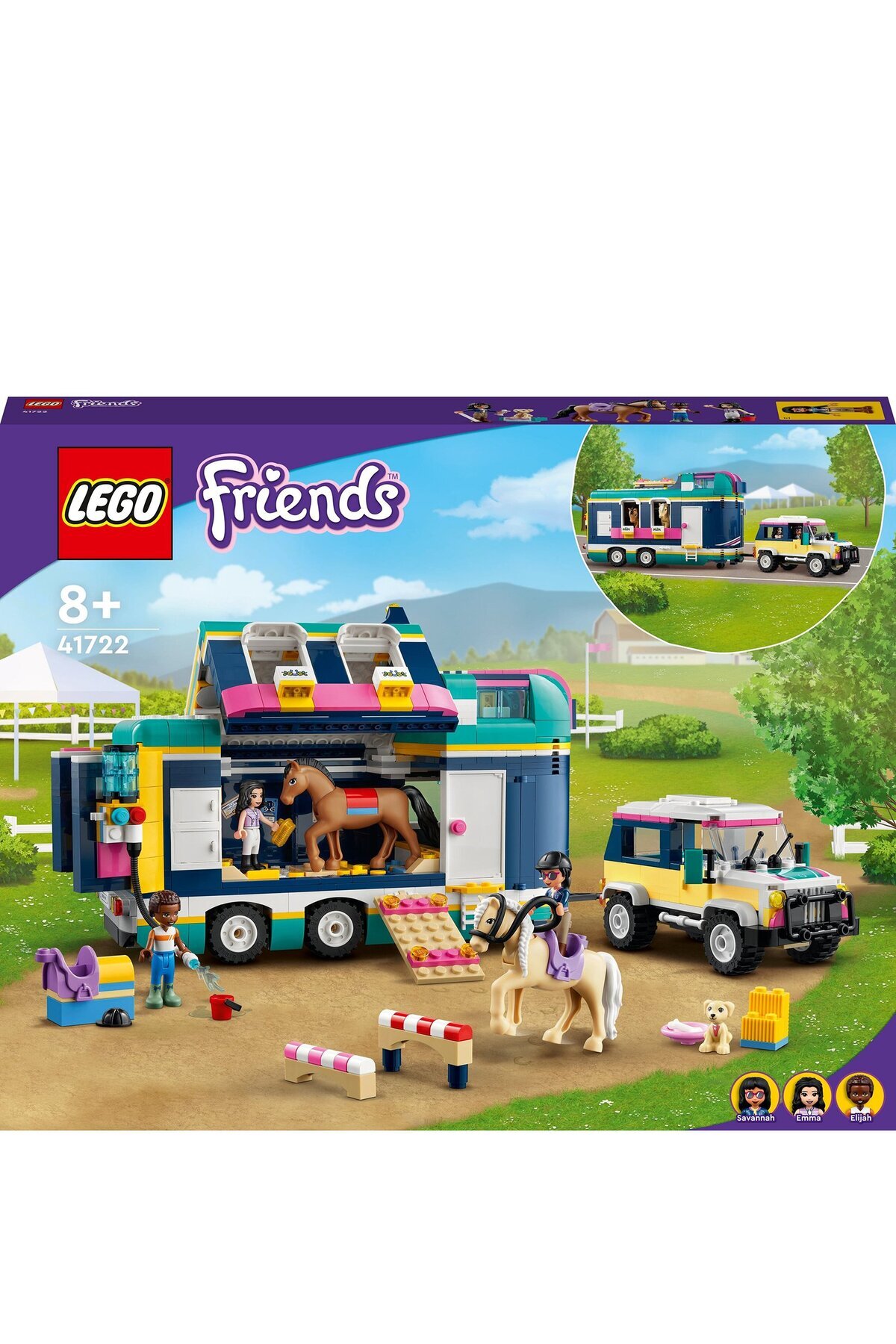 کیت مونتاژ تریلر نمایش اسب فرندز ۴۱۷۲۲، ۹۸۹ قطعه