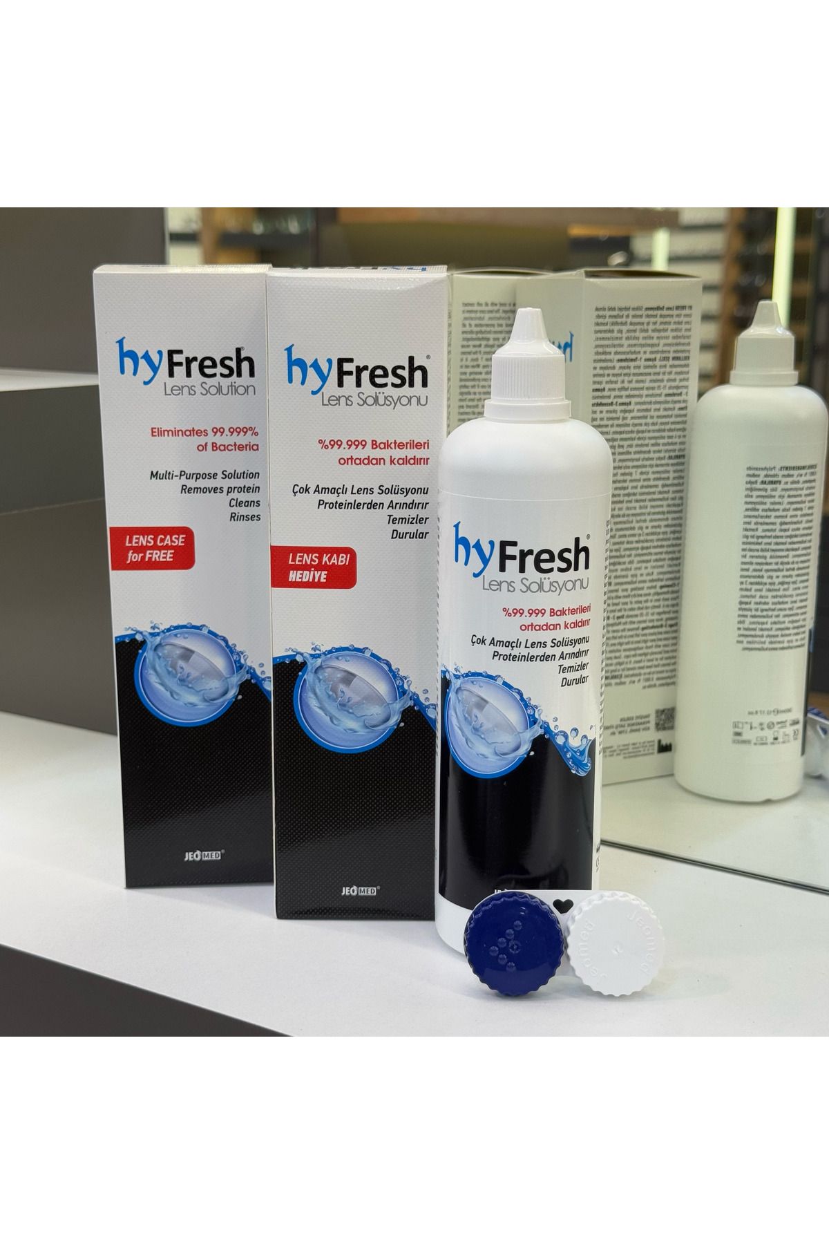 Hyfresh 2x360 ml Suni Gözyaşı Destekli Lens Solüsyonu