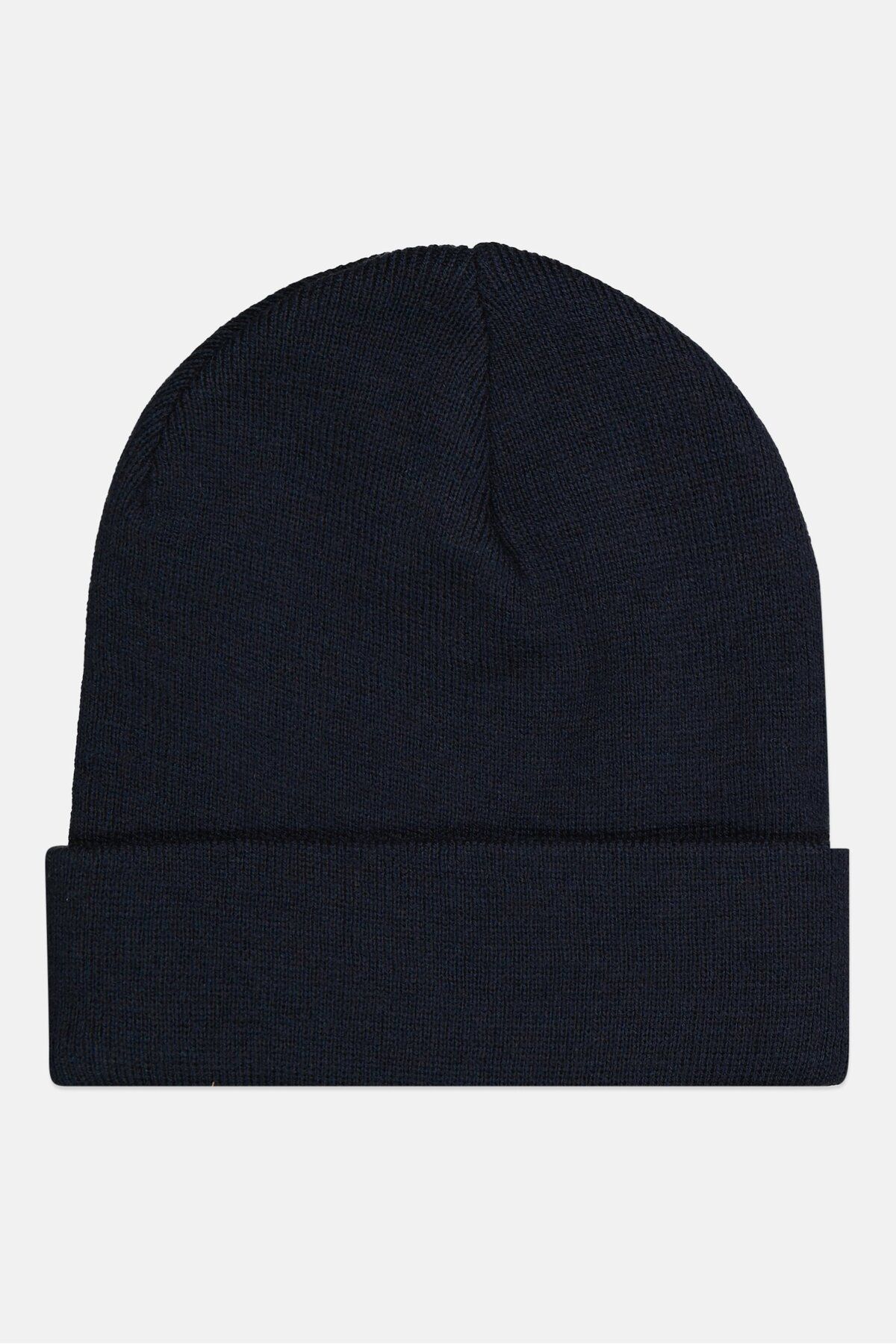 Champion-Men Embroidered Logo Beanie, Navy 2