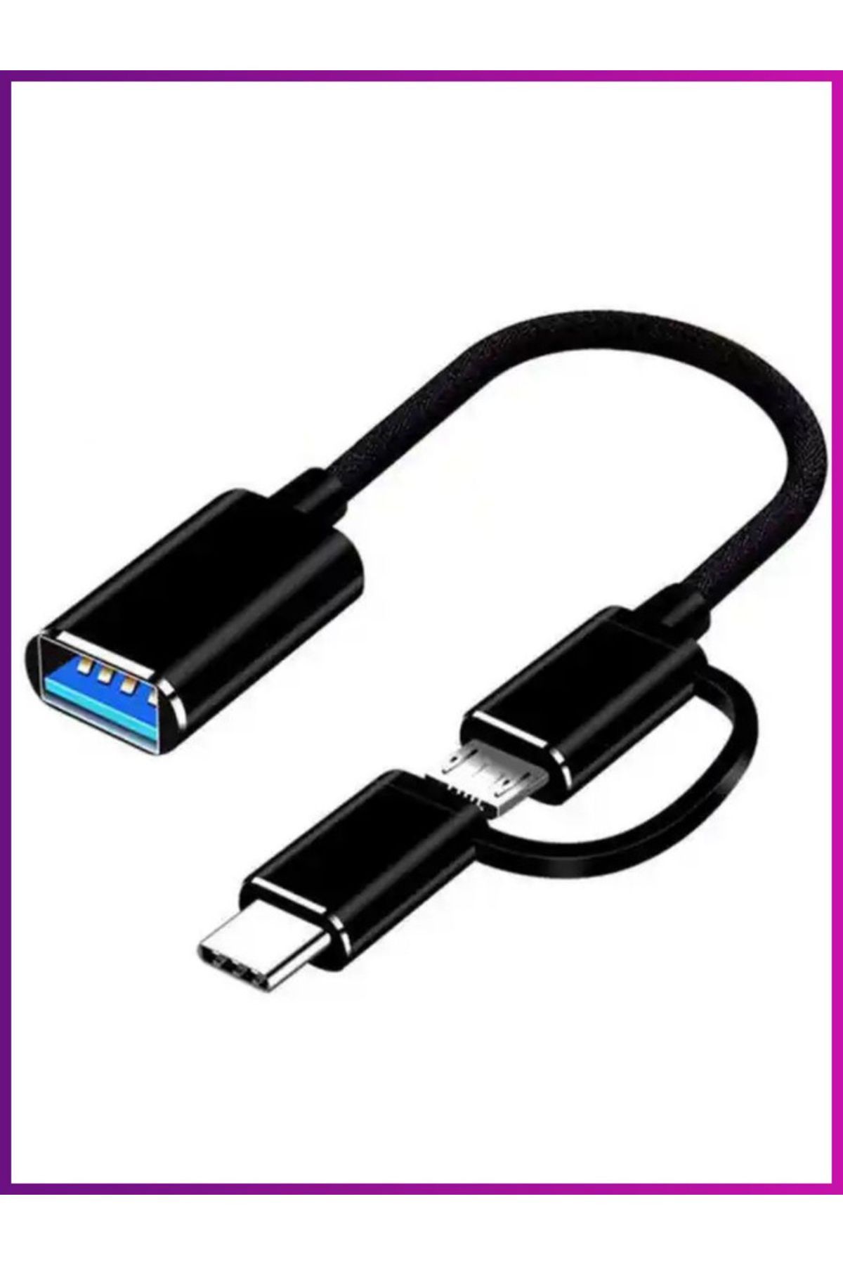 Ahanda Buldum Usb 3.0 Type C Ve Micro Usb Otg Adaptör