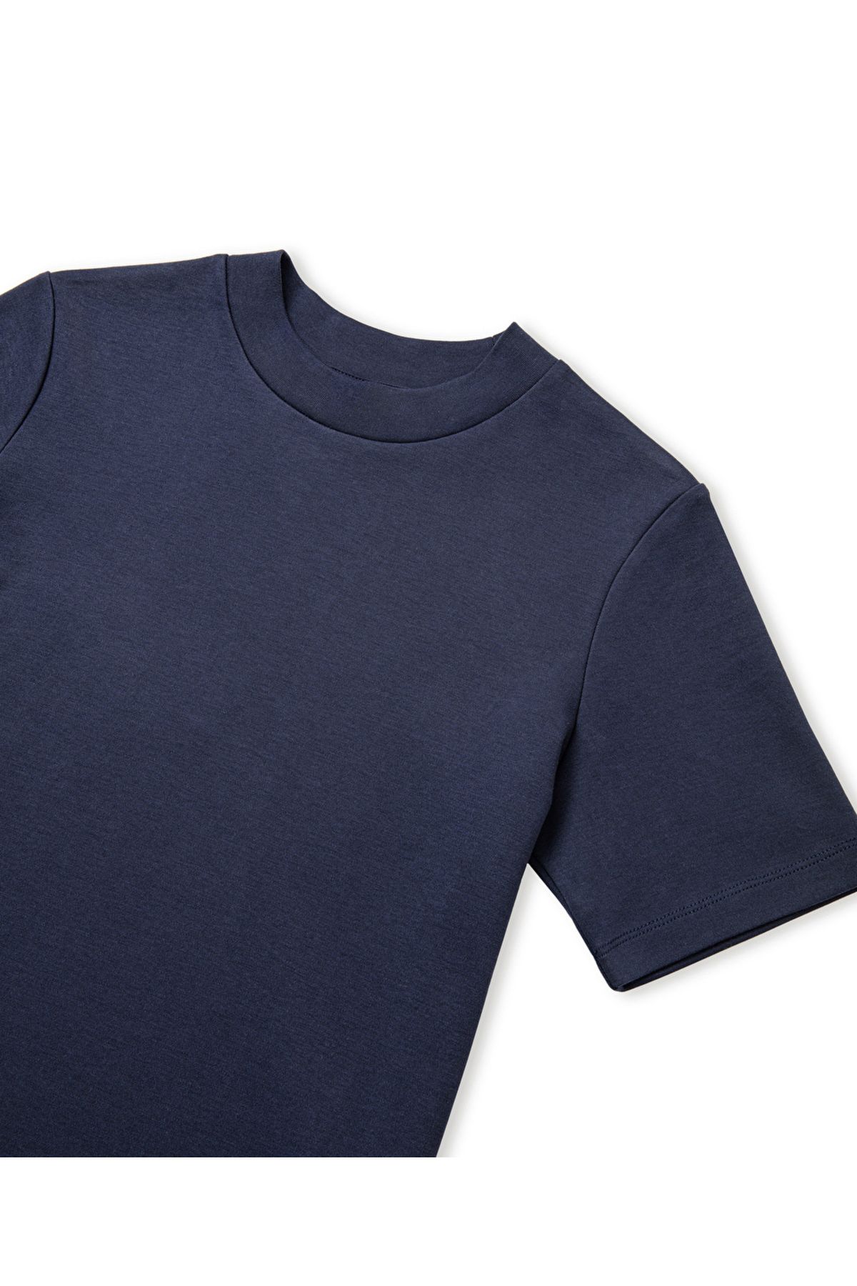 İpekyol-Stand Collar Basic T-Shirt 4