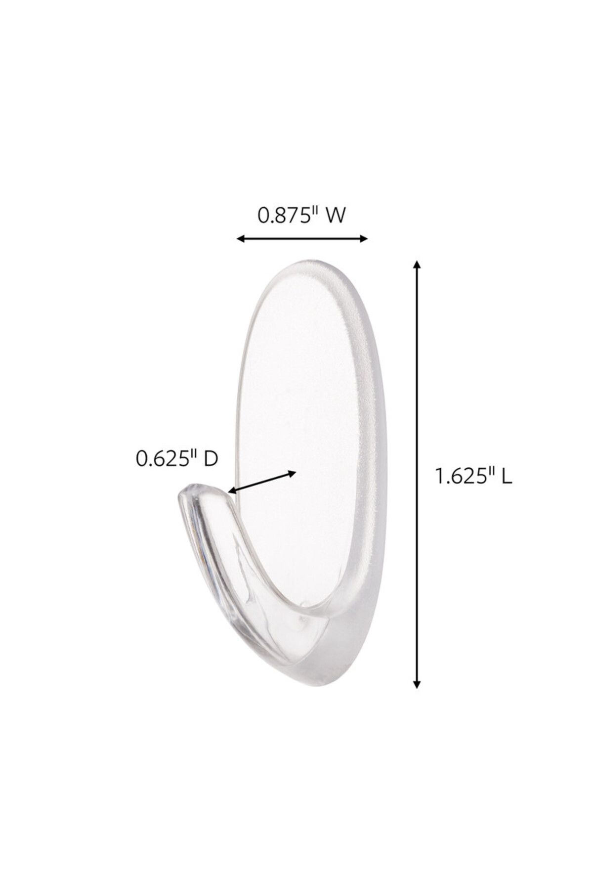 COMMAND-17091CLR-ES COMMAND(TM) MEDIUM CLEAR HOOKS WITH CLEAR STRIPS 2
