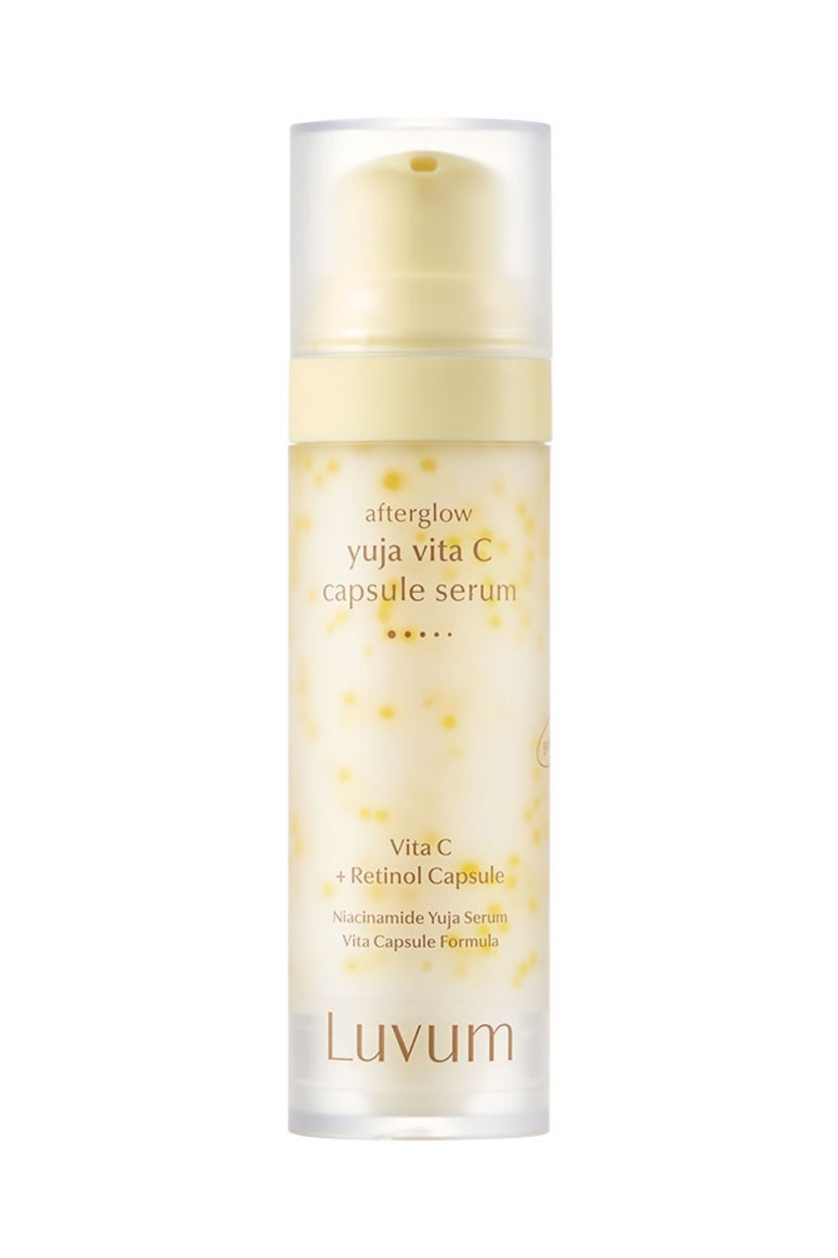 LUVUM Kapsüllenmiş Retinol ve Vitamin İçeren Leke Serumu Luvum Afterglow Yuja Capsule Serum