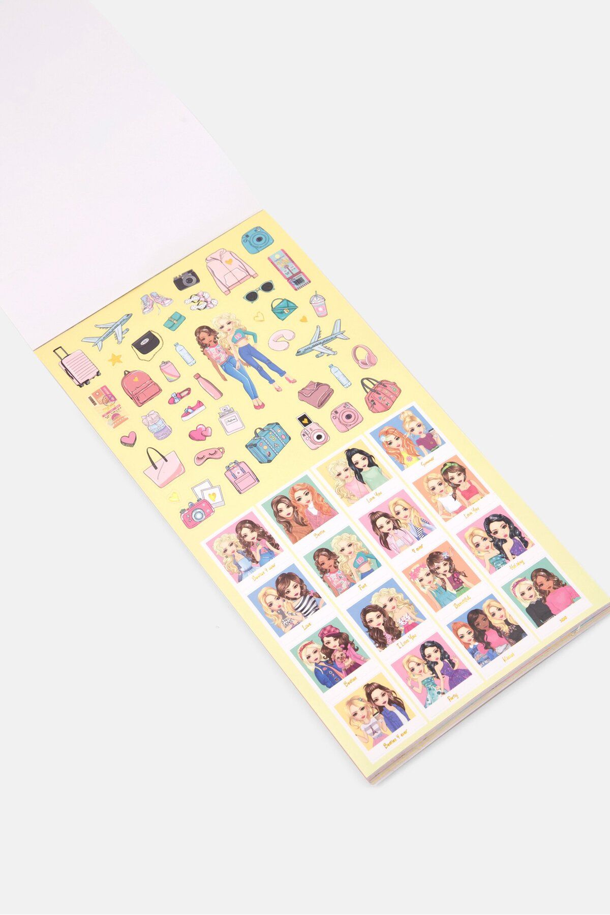 Besties-Luxury Sticker Book, Pink Combo 3