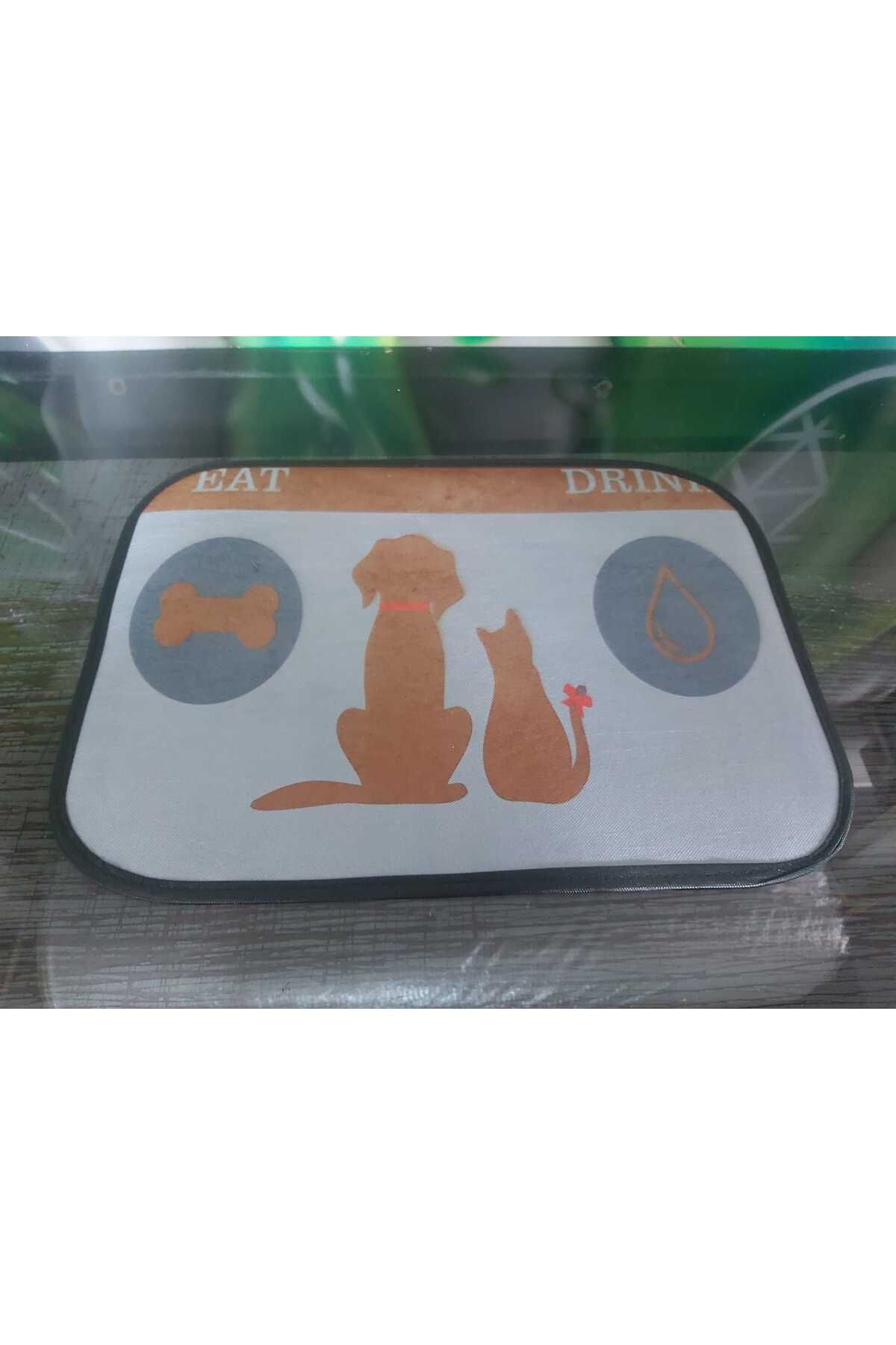 EB EZ BER AKSESUAR Kedi Köpek Evcil Hayvan Mama Paspası Beslenme Paspası 58x43Cm