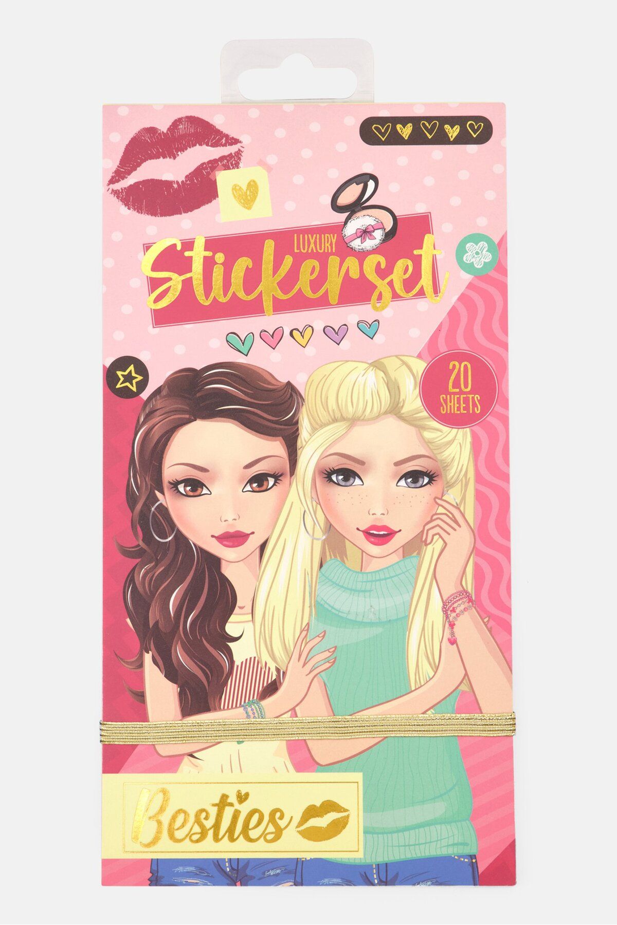 Besties-Luxury Sticker Book, Pink Combo 1