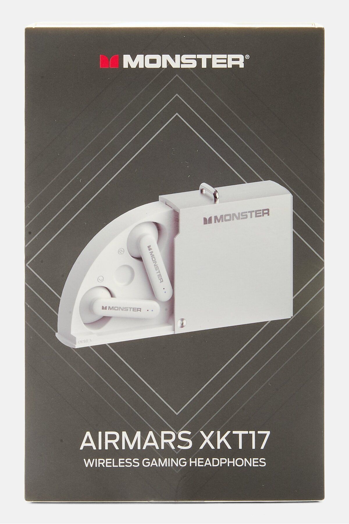 MONSTER-Airmars XKT17 Wireless Gaming Headphones, Silver 1