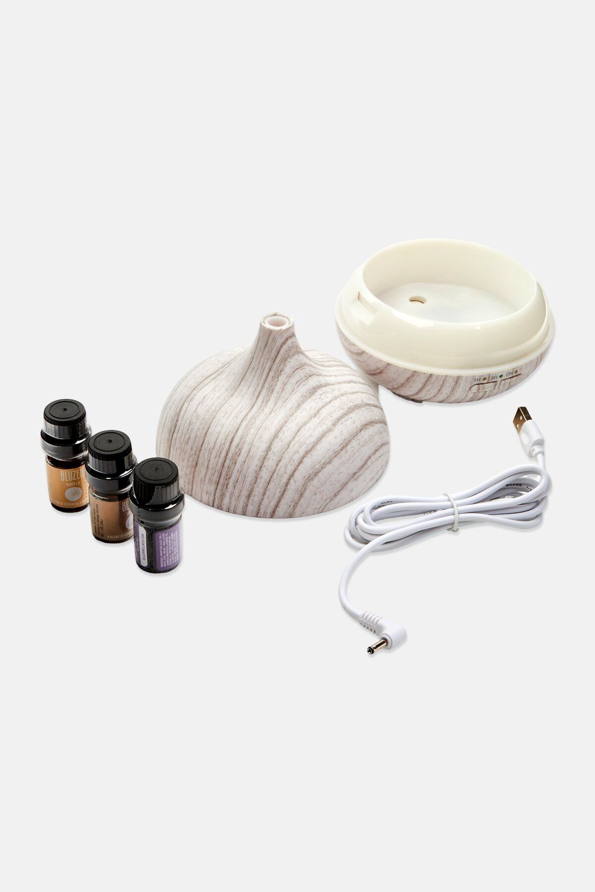 Bluzen-Mini Alpine Aromatherapy Led Color Changing Oil Diffuser Sets 150 ml, Grey 3