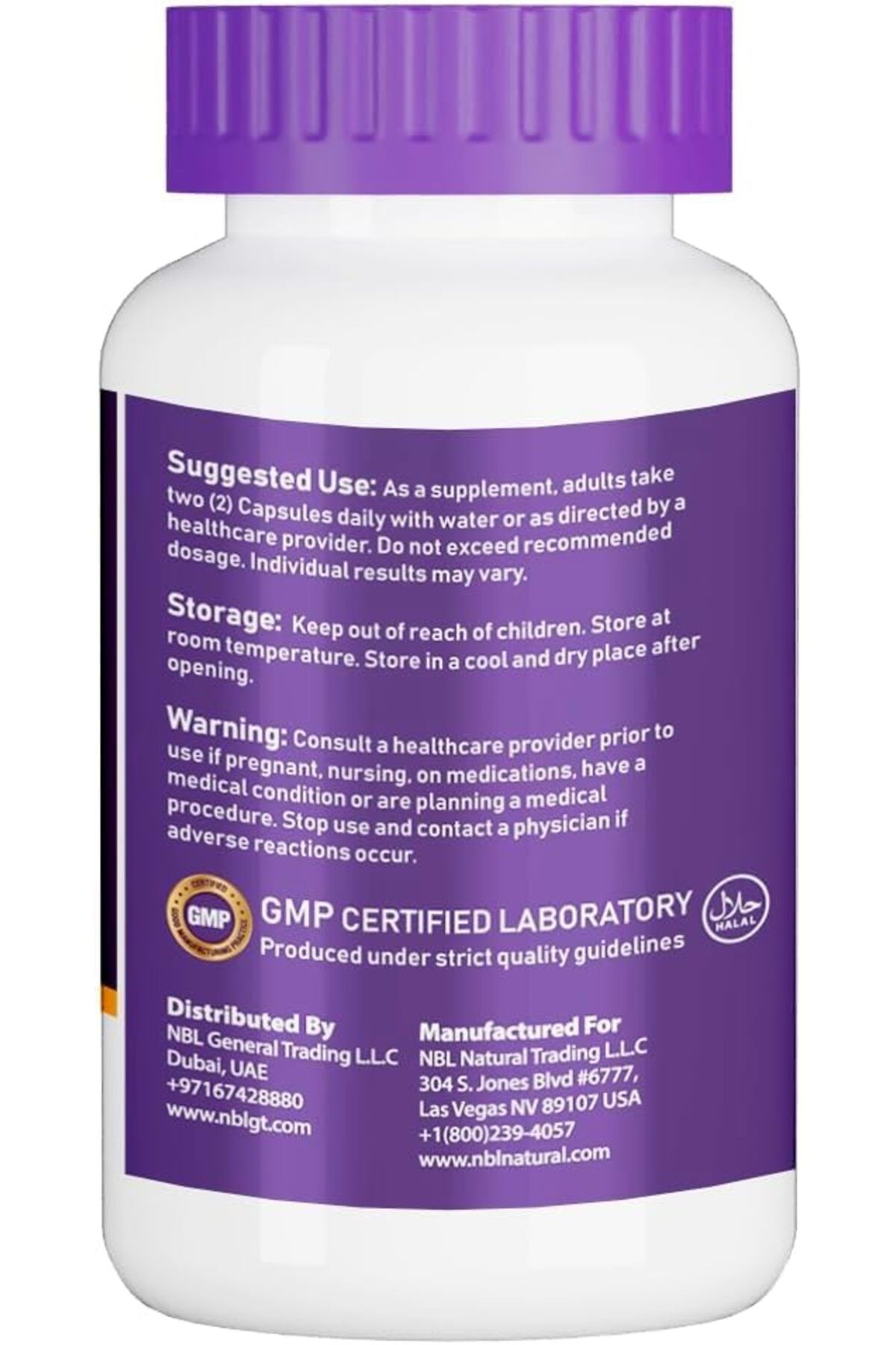 NBL Natural-Forskolin Extract 500mg, Metabolism Booster, Cardiovascular, 120 Capsules 4